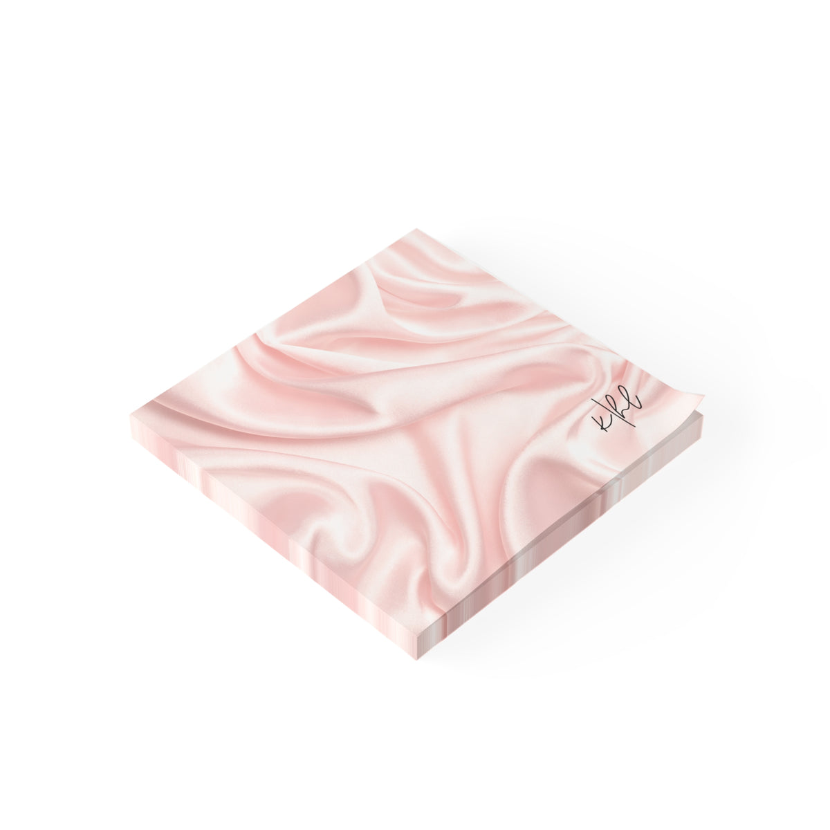 Pink Silk Striped Post-it® Note Pad