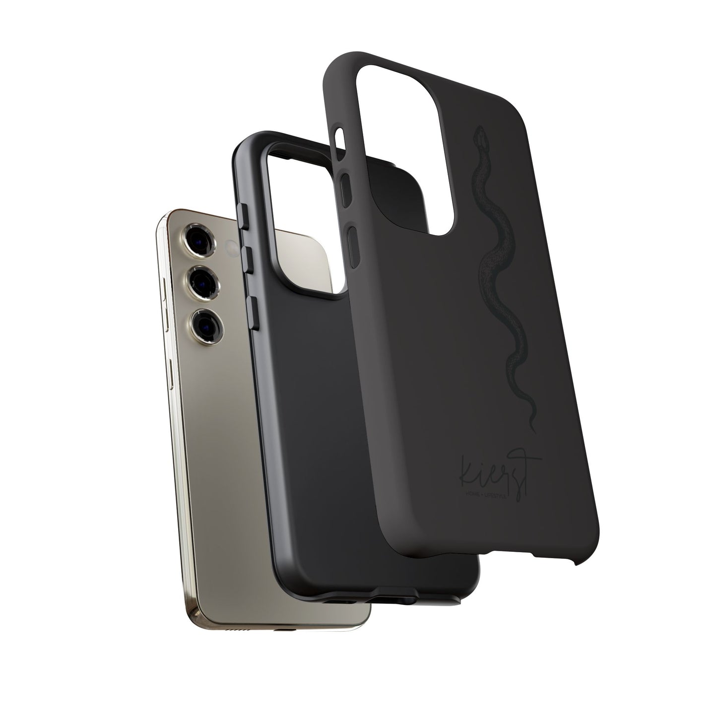 Long Black Snake Samsung Galaxy Phone Case | Power In The Subtleties