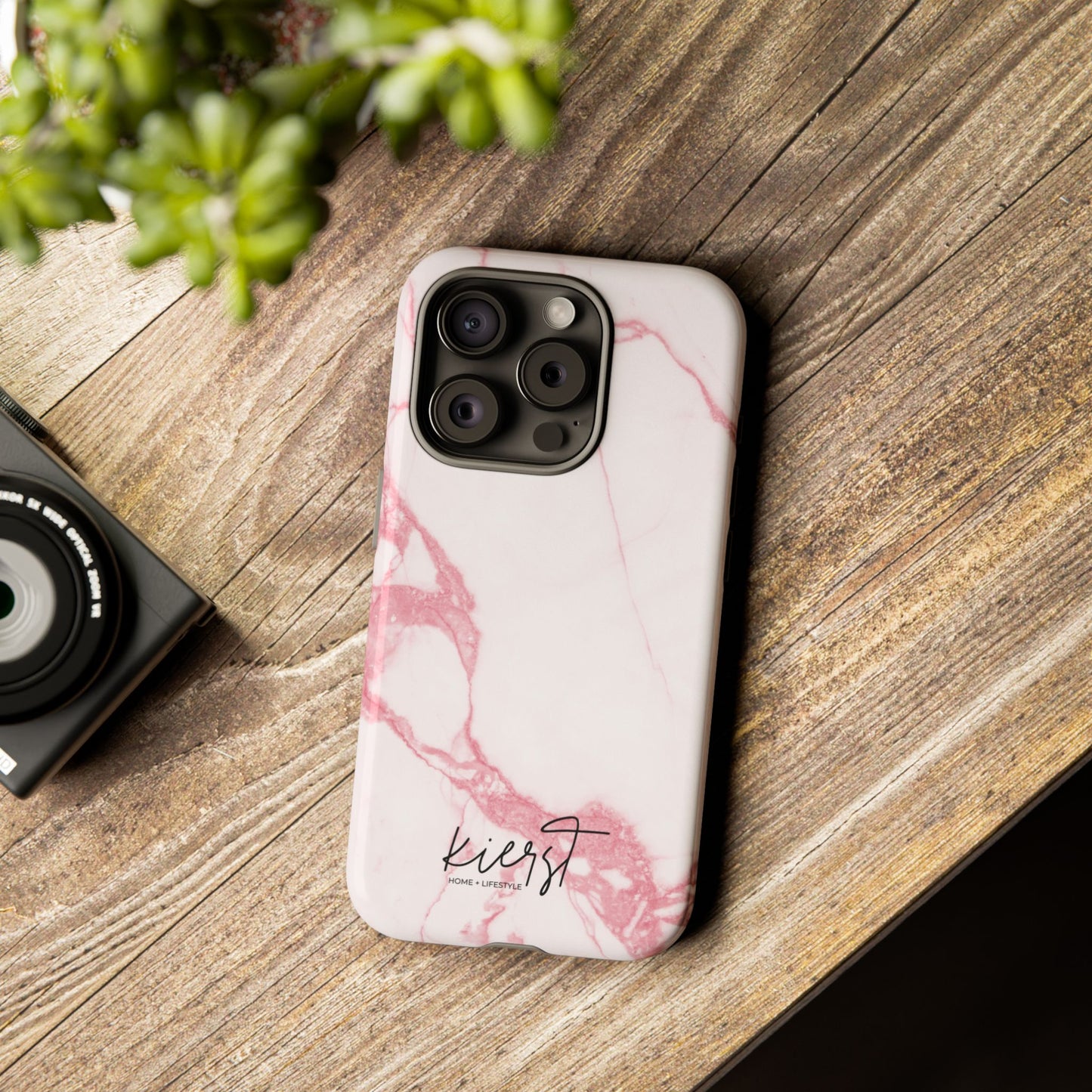 Pink & White Marble iPhone Case | Classic Elegance, Feminine Twist