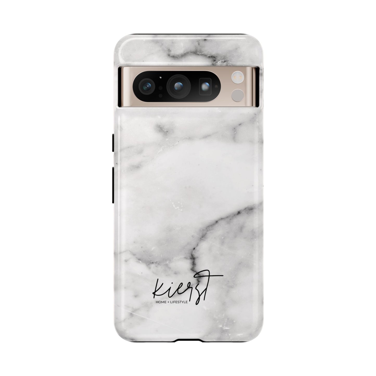 Lived-In White and Grey Marble Google Pixel Case | Elevated Essentials For Everyday