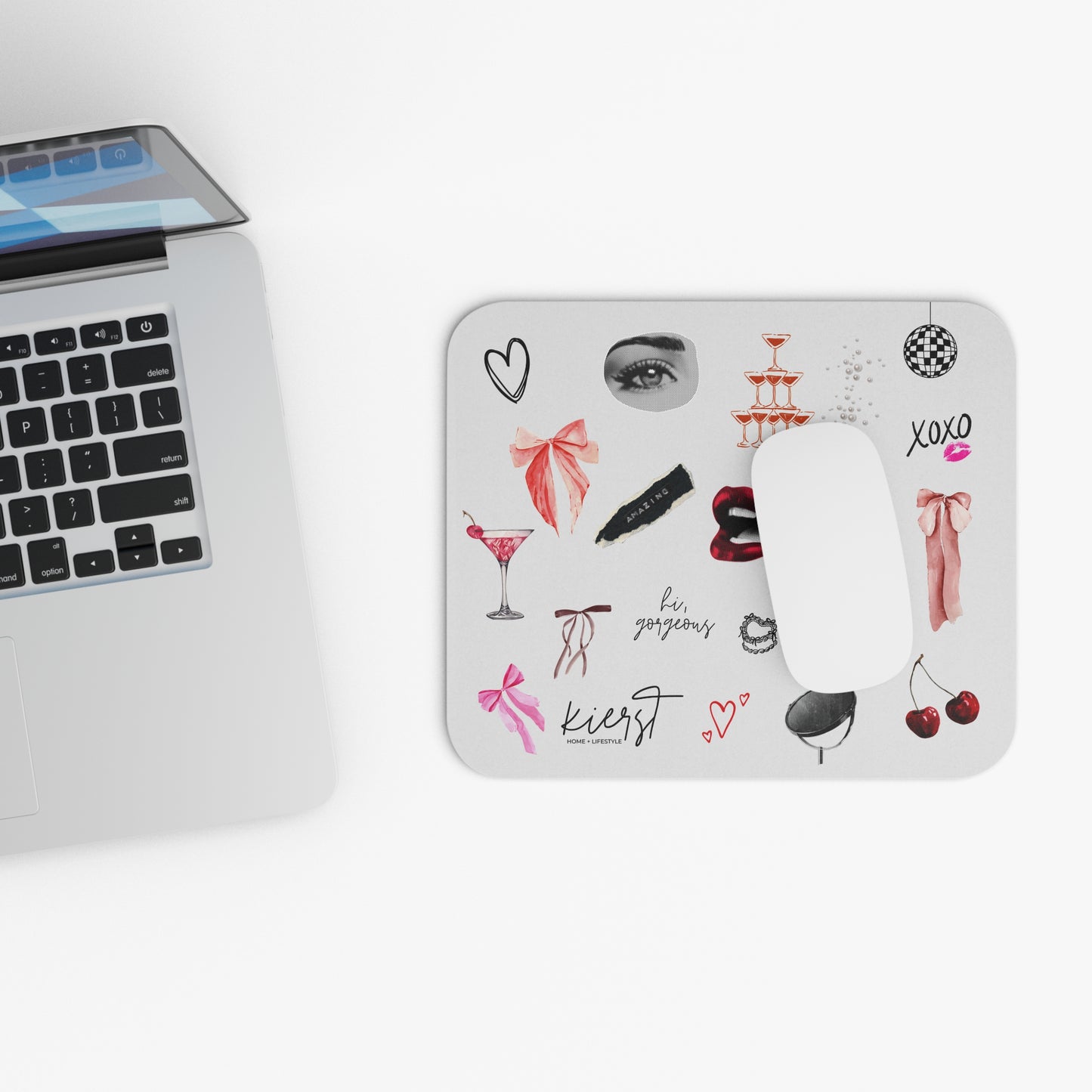 Grey Rectangle Mouse Pad - Edge of Romance