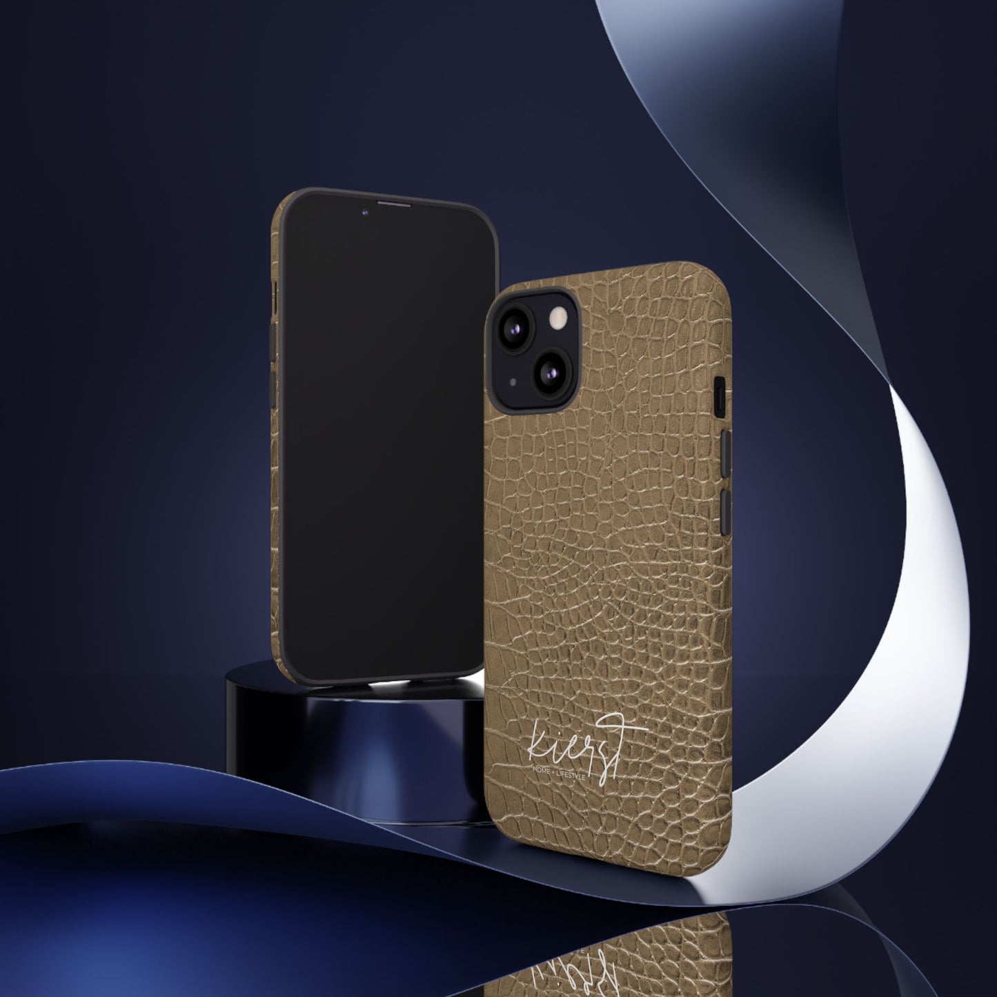 Tan Alligator Print iPhone Case | Elevated texture meets everyday ease