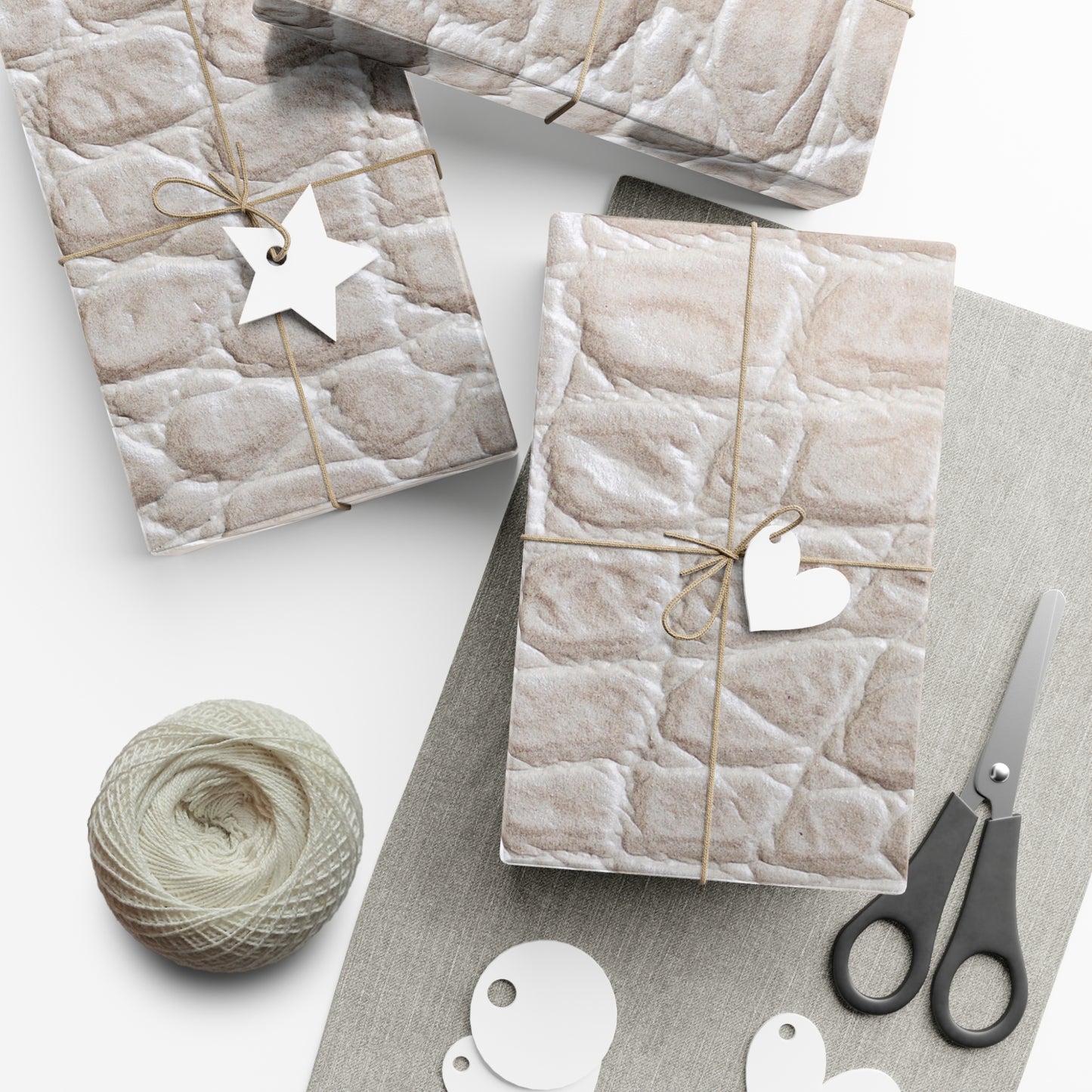 Cream Reptile Gift Wrapping Paper