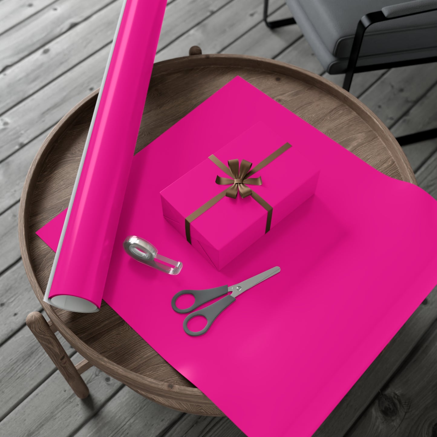 Signature Hot Pink Gift Wrap Paper – Bold, Feminine, Beautiful
