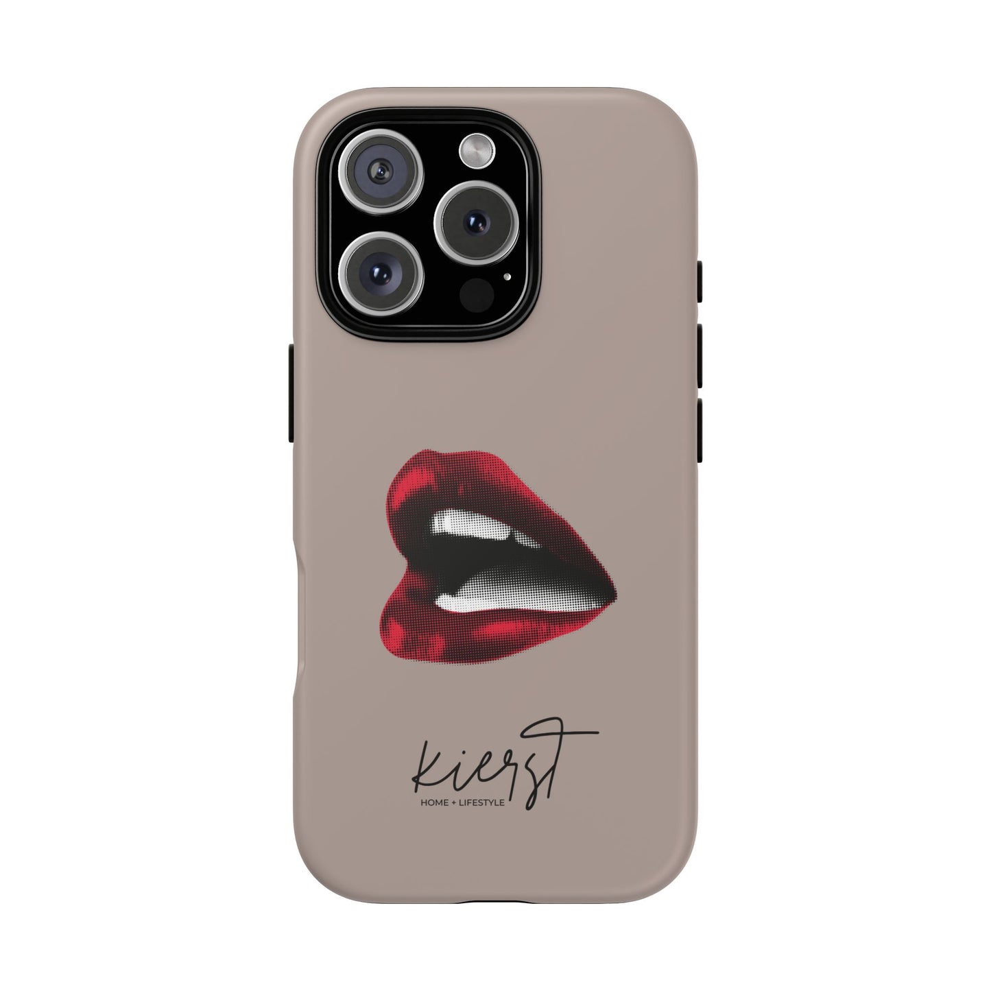 Retro Red Lips iPhone Case | Pop Art Meets Polished