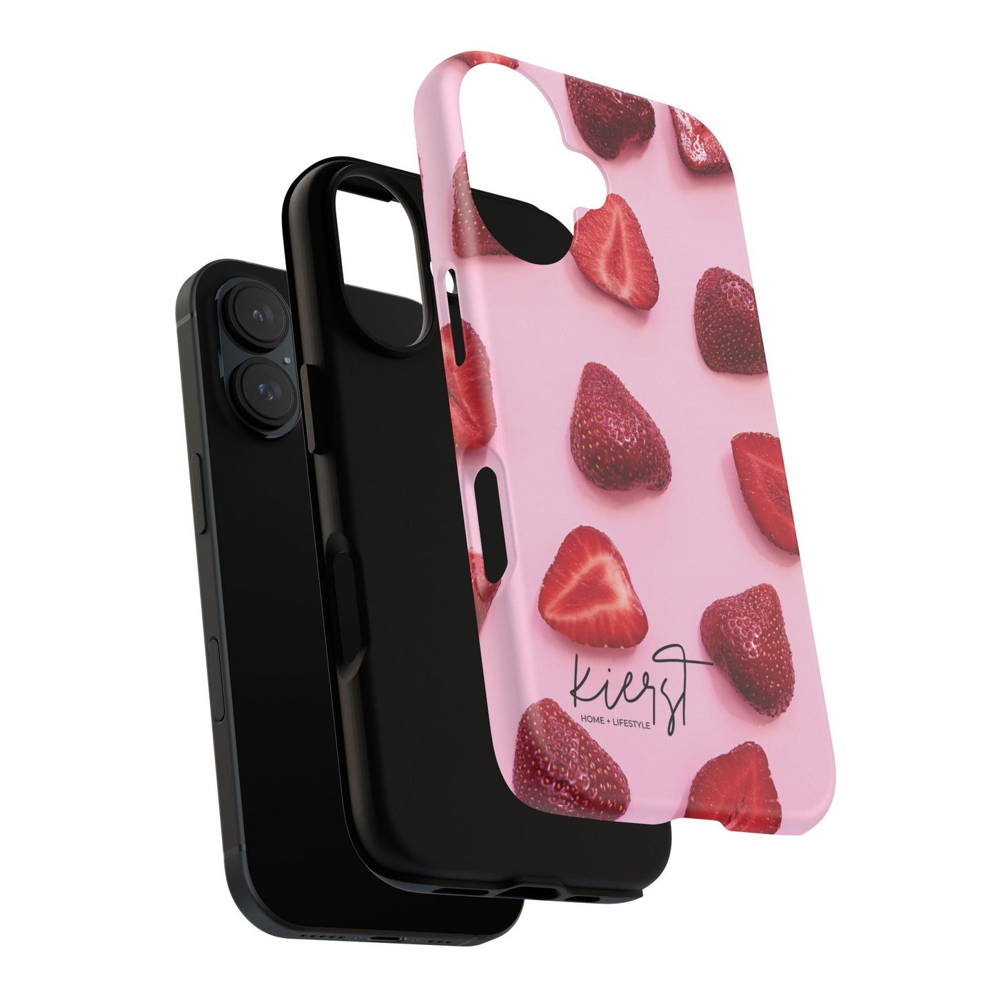 Strawberries iPhone Case | A Sweet Statement Rooted in Soft Luxury