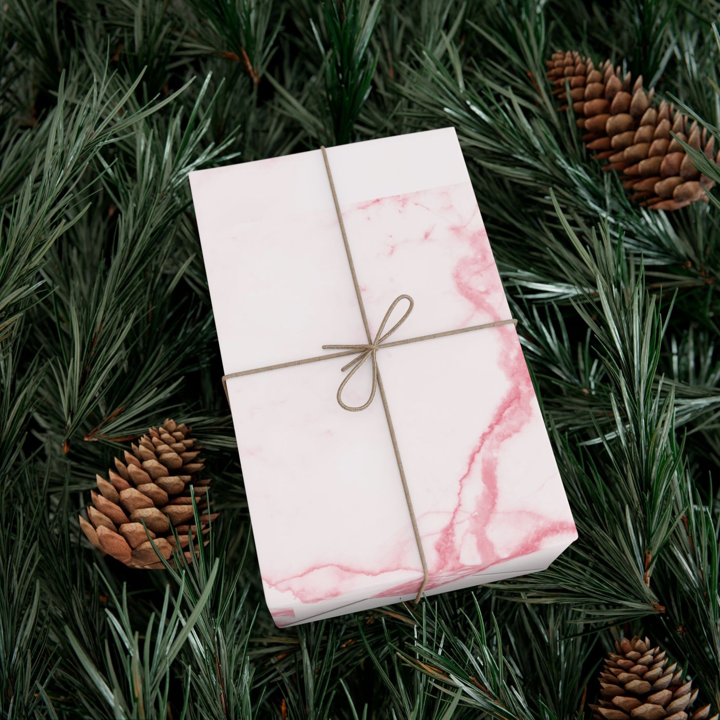 Pink Marble Wrapping Paper