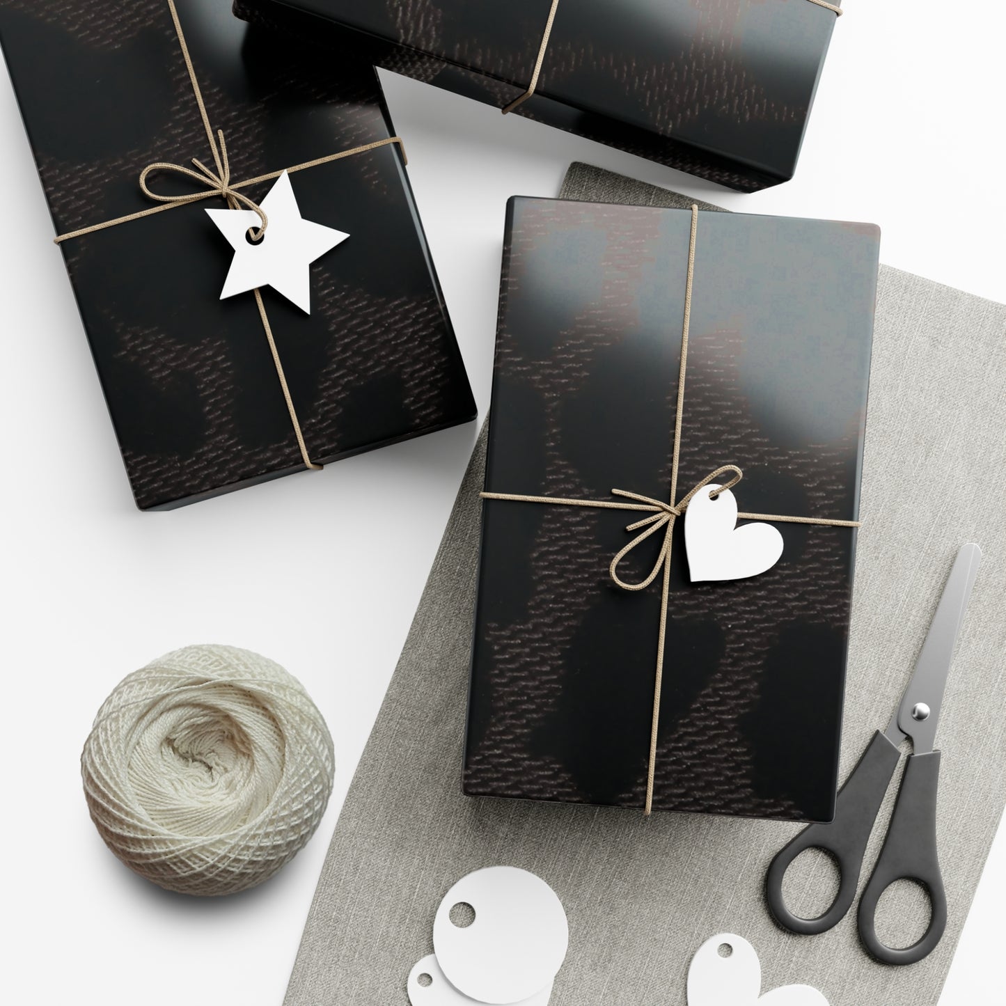 Black Leopard Gift Wrapping Paper
