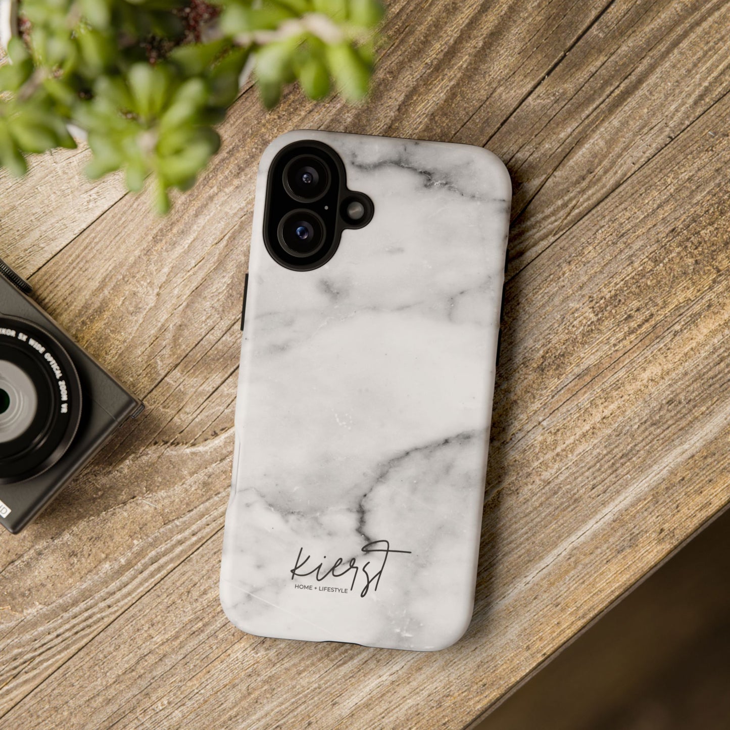 Lived-In White and Grey Marble iPhone Case | Curated Calm, Captured in Marble
