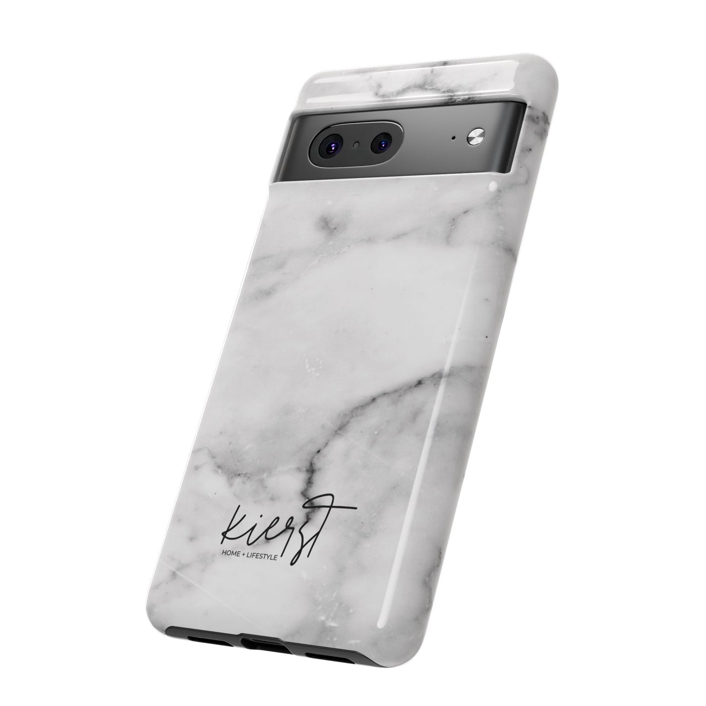 Lived-In White and Grey Marble Google Pixel Case | Elevated Essentials For Everyday