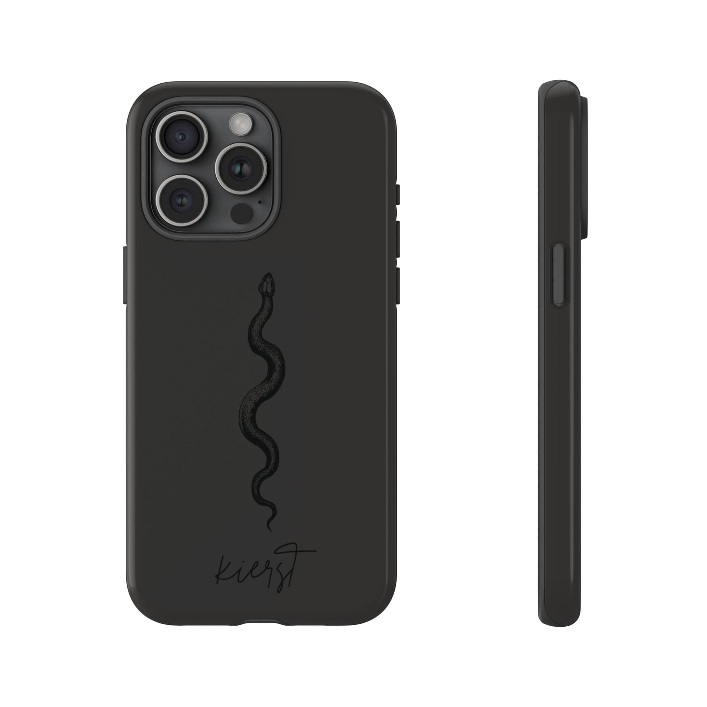 Long Black Snake iPhone Case | Subtle Edge, Quiet Power