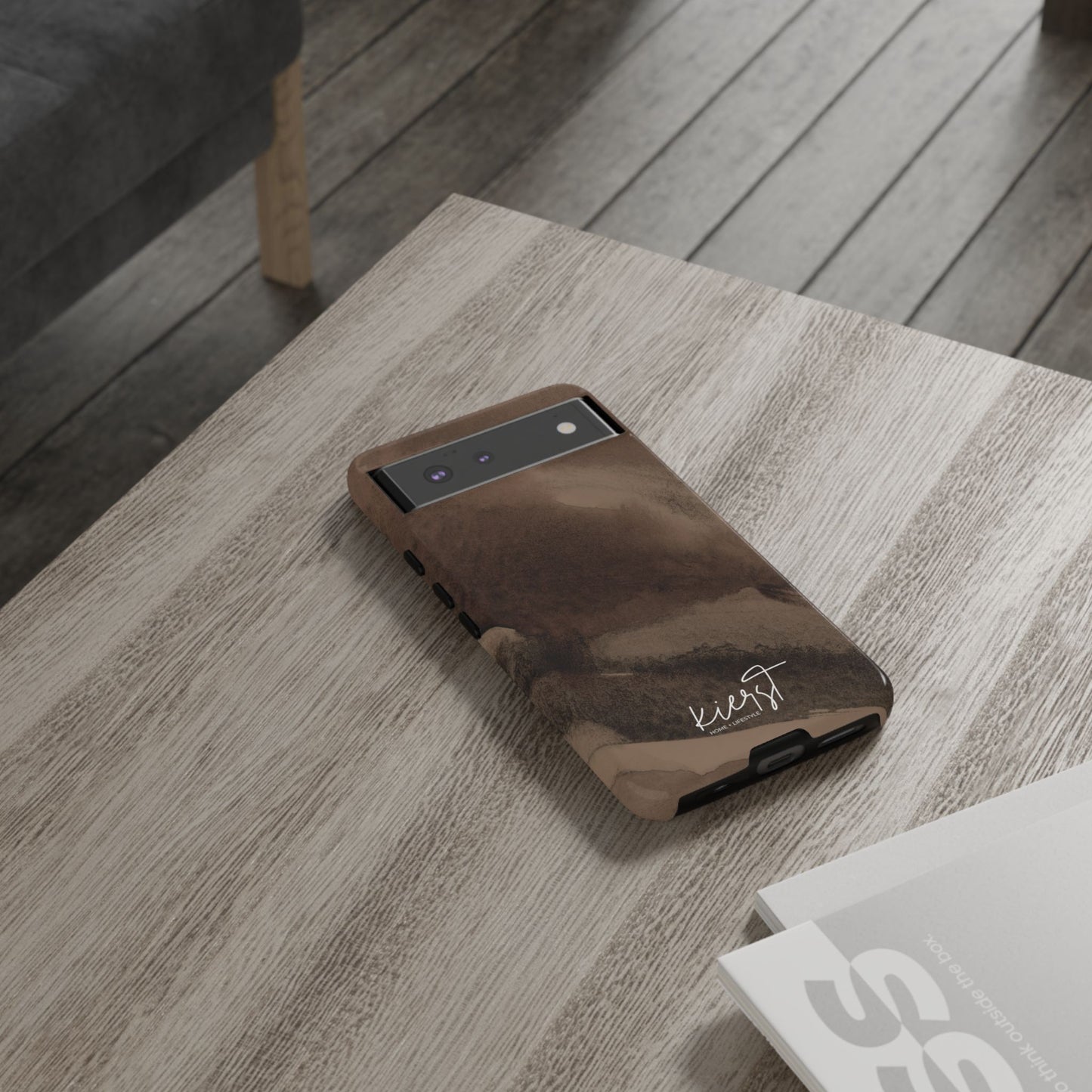 Brown Abstract Google Pixel Phone Case