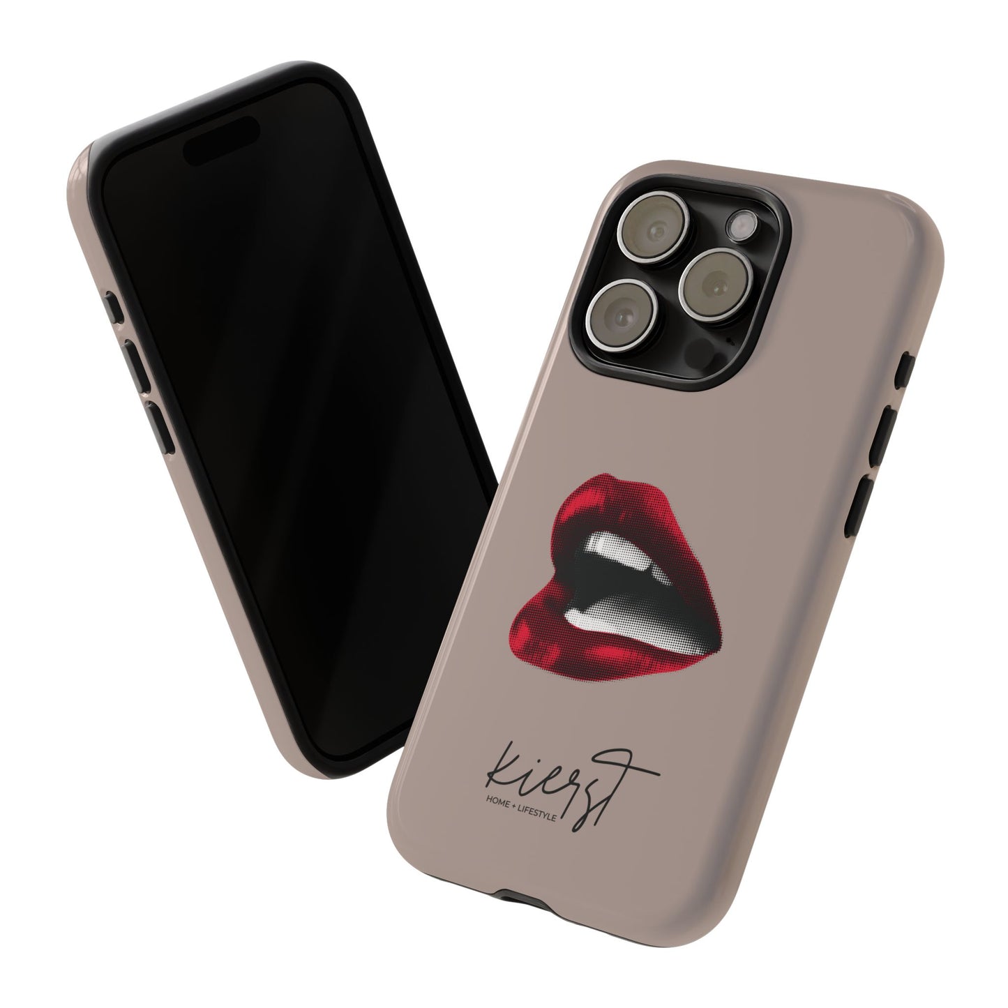 Retro Red Lips iPhone Case | Pop Art Meets Polished