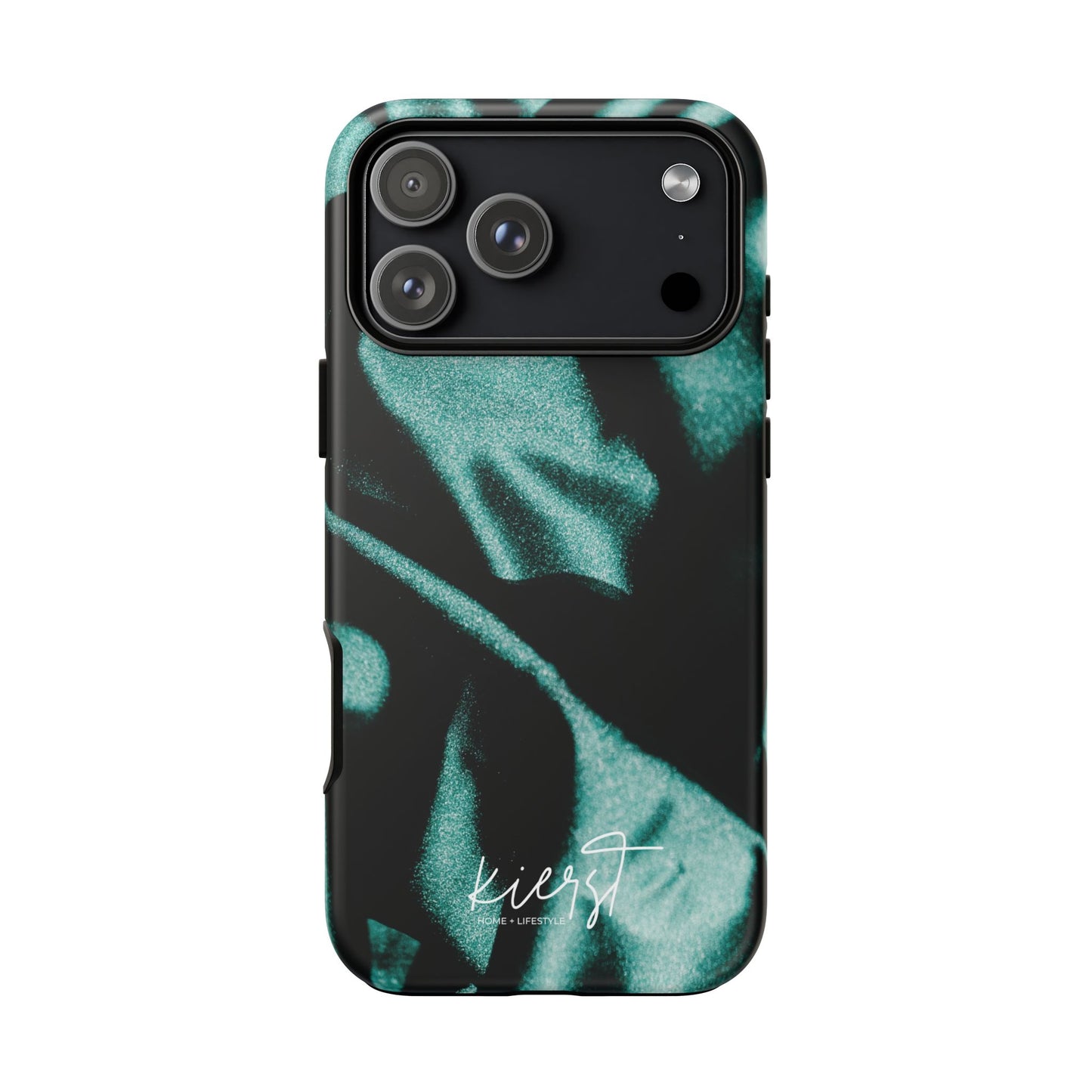 Emerald Silk Print iPhone Case