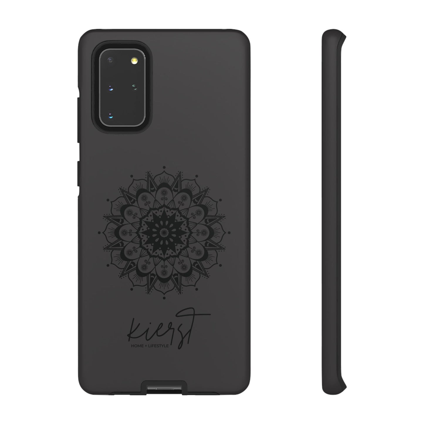 Black Mandala Samsung Galaxy Phone Case | Elevated Symmetry, Timeless Energy