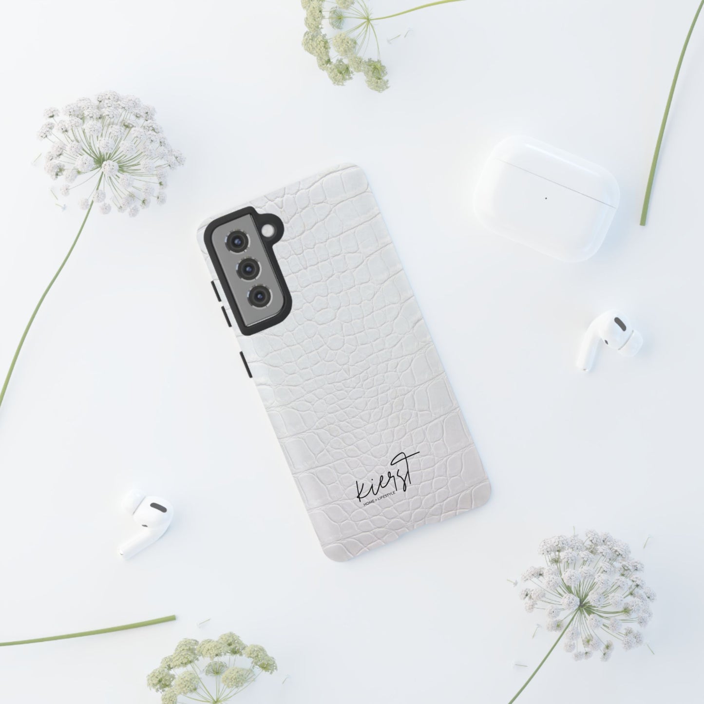 White Alligator Samsung Galaxy Case | Classic Texture Meets Modern Edge