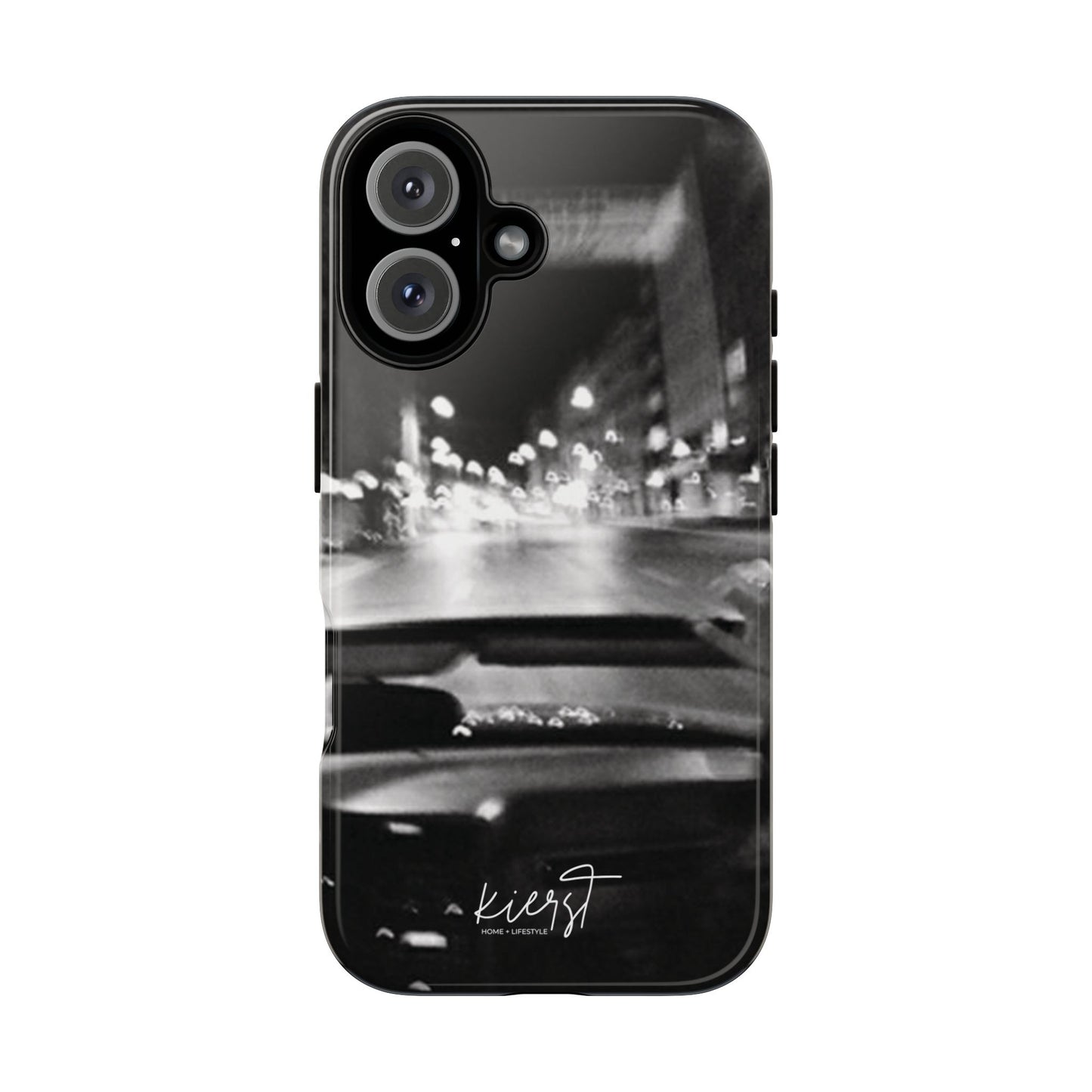 Faded Summer Nights iPhone Case | A Cinematic Blur of City Lights and Nostalgia