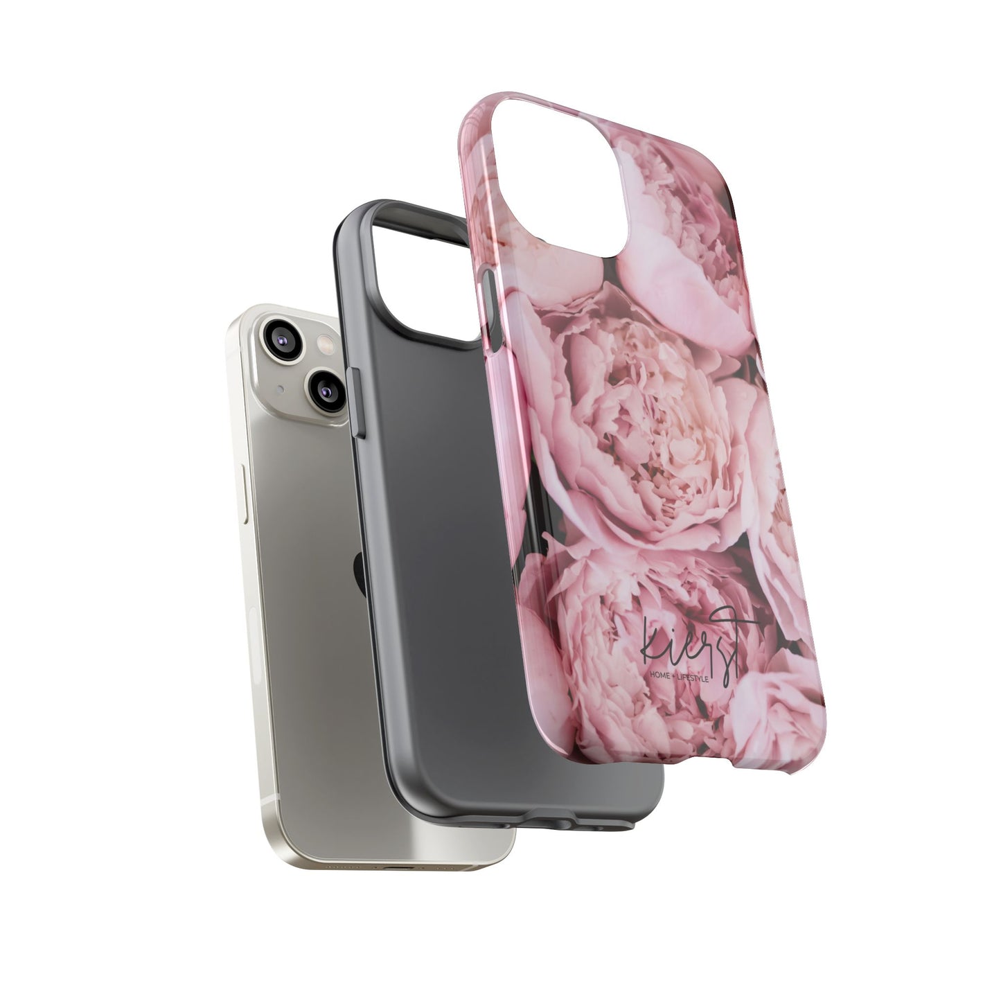 Pink Peonies iPhone Case | Soft Florals Meet Luxe Protection