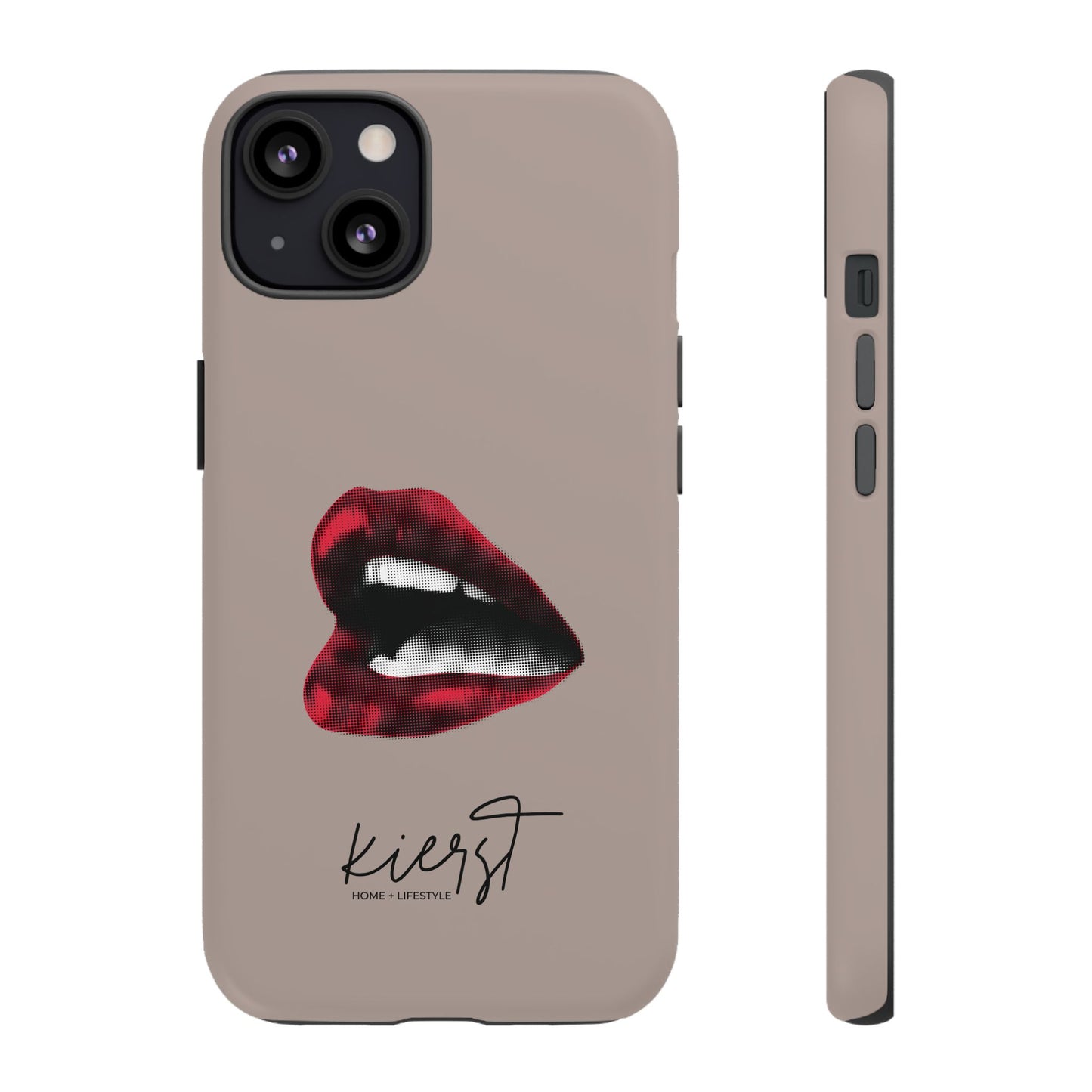 Retro Red Lips iPhone Case | Pop Art Meets Polished