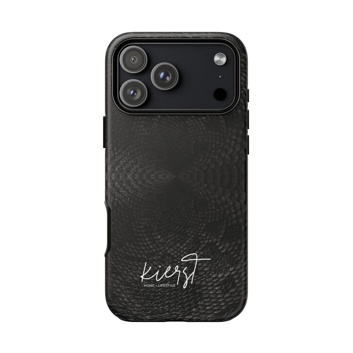 Black + Grey Snake Print iPhone Case