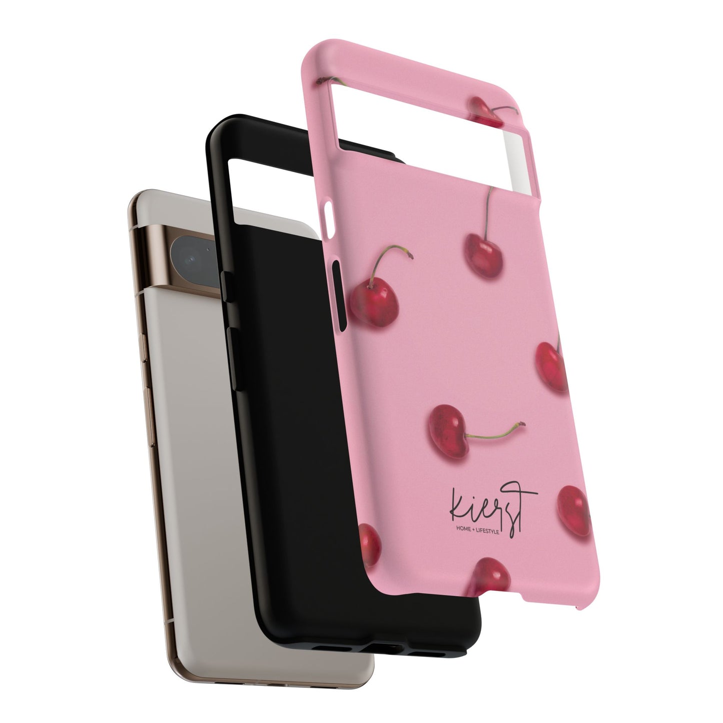 Cherries Google Pixel Case | Sweet Meets Bold in The Perfect Pop of Pink