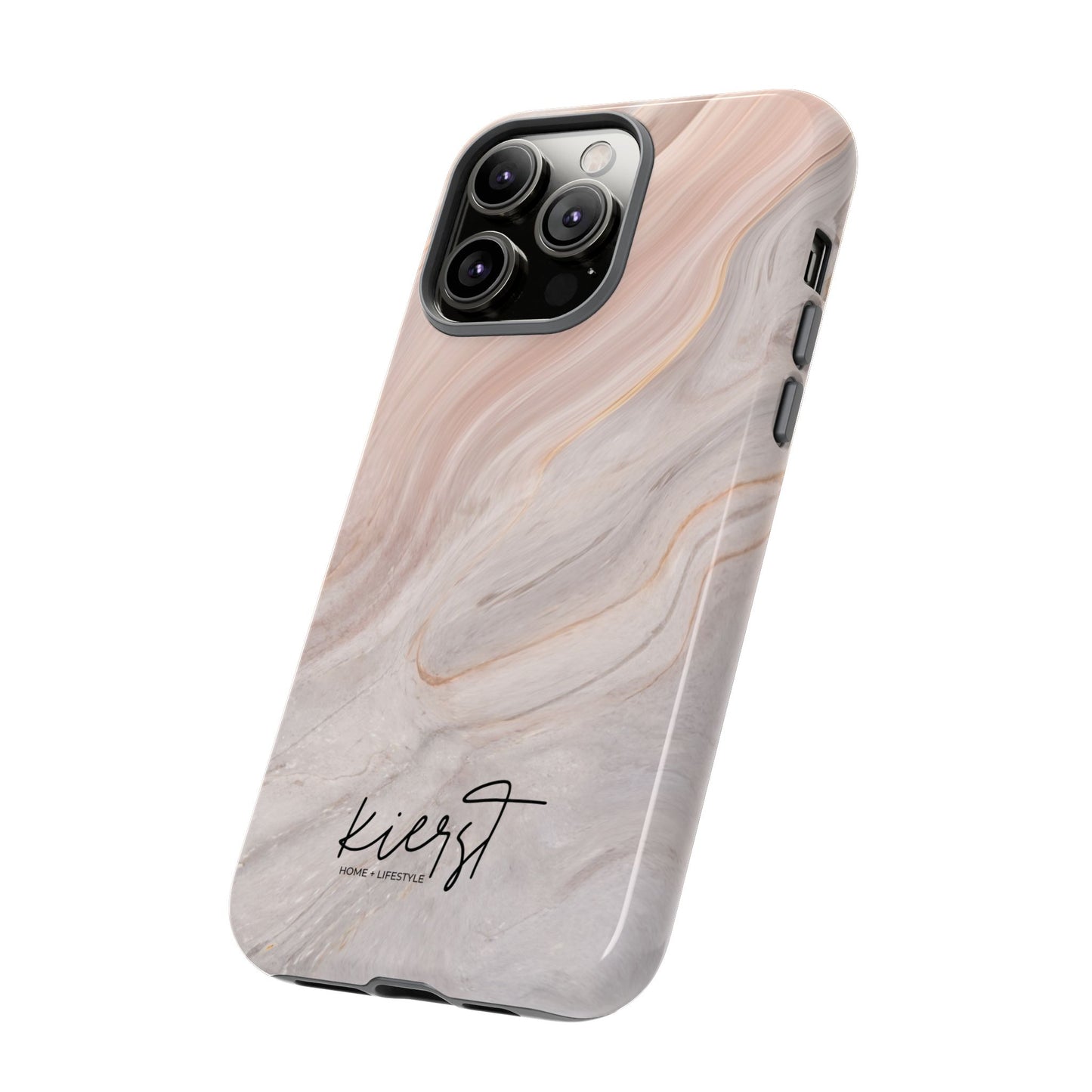 Blush Swirl Marble iPhone Case | Soft Curves, Strong Protection