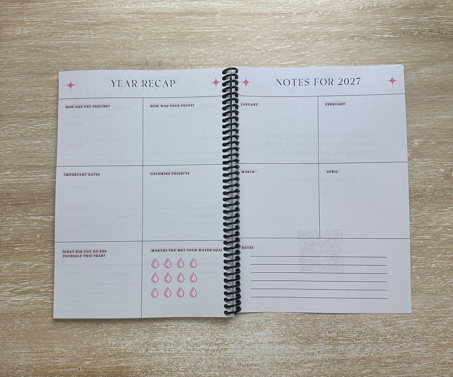 2026 Lifestyle Planner Pearl Essence