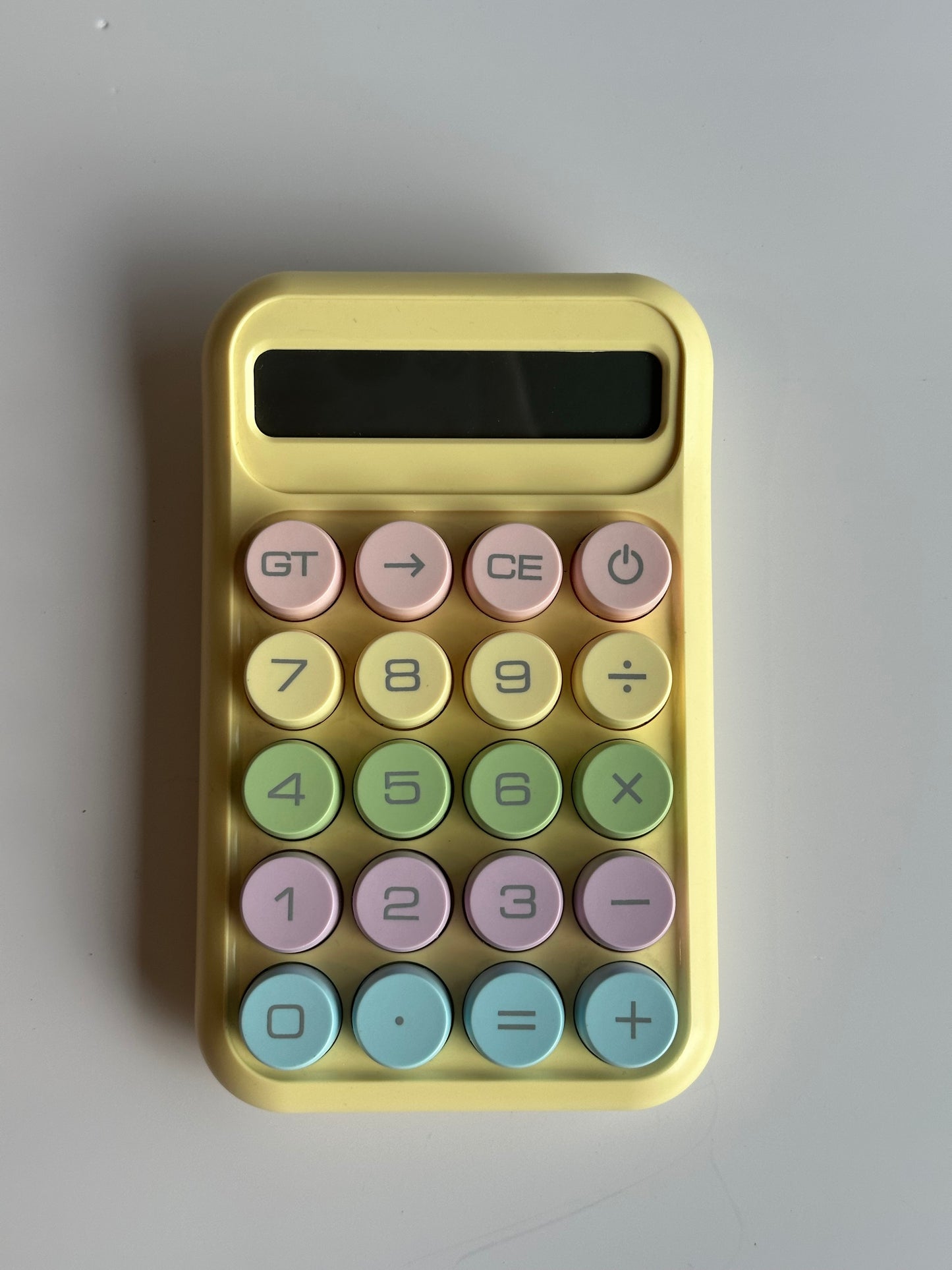 Small Colorful Desk Calculator
