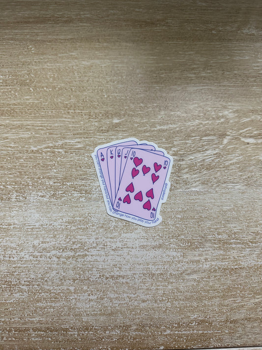 Cards Your Dealt Keychain