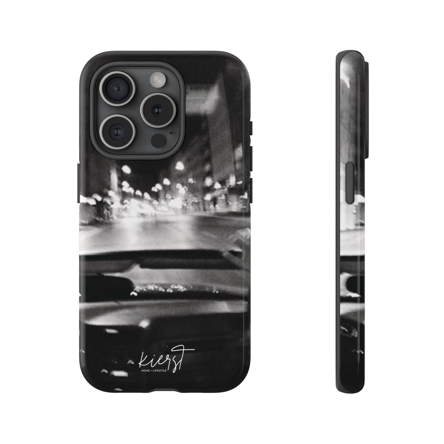 Faded Summer Nights iPhone Case | A Cinematic Blur of City Lights and Nostalgia