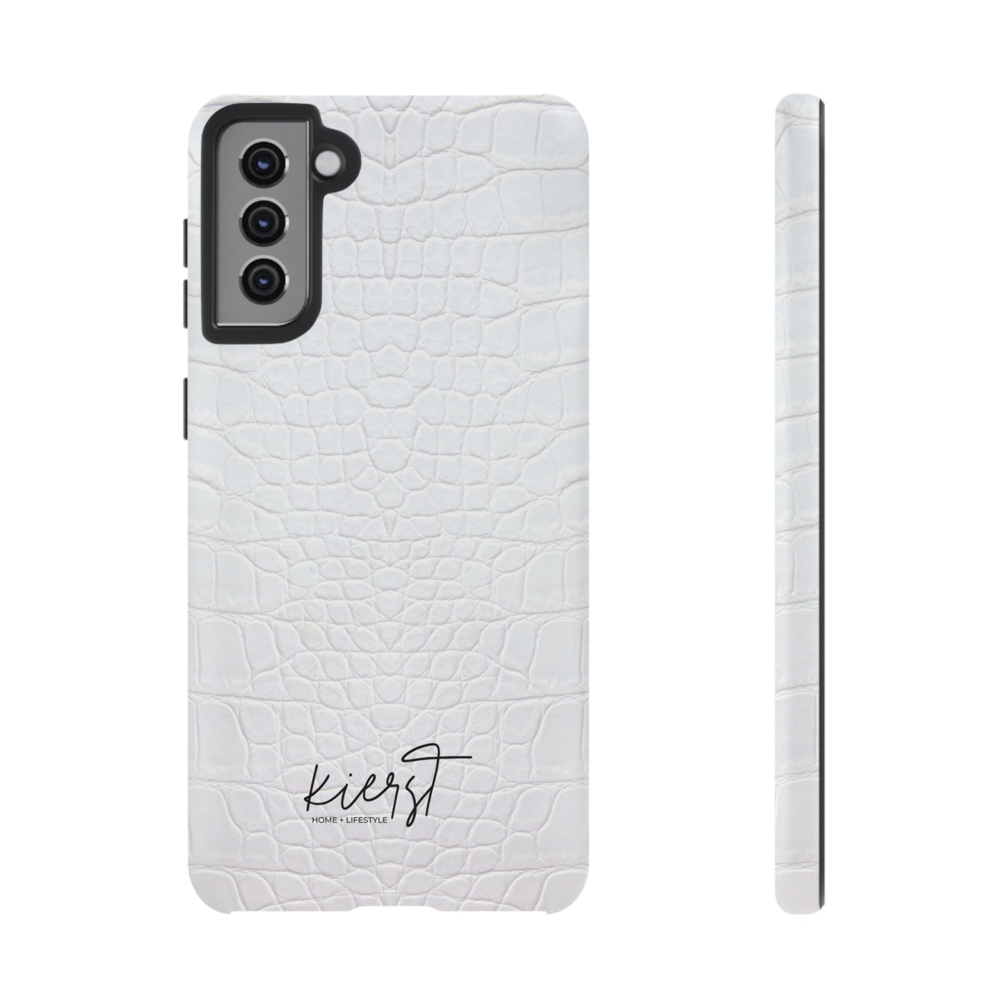 White Alligator Samsung Galaxy Case | Classic Texture Meets Modern Edge