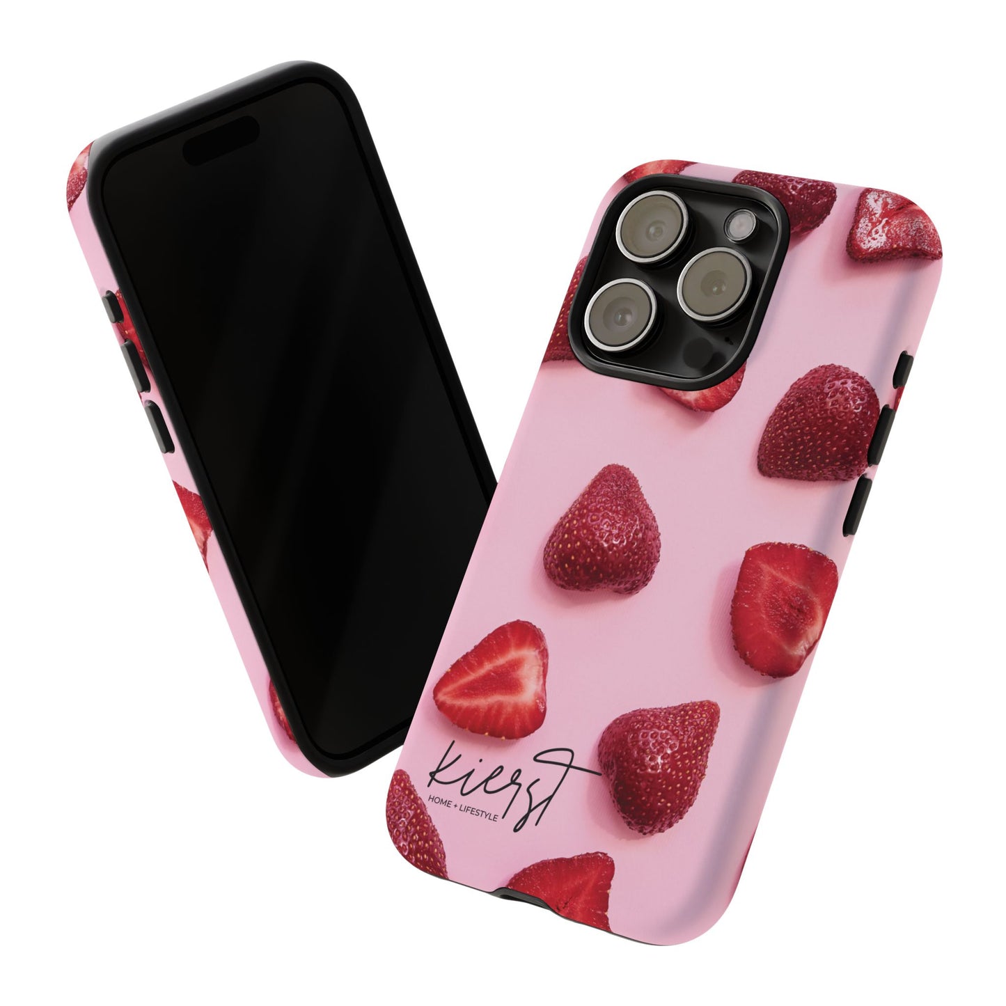 Strawberries iPhone Case | A Sweet Statement Rooted in Soft Luxury