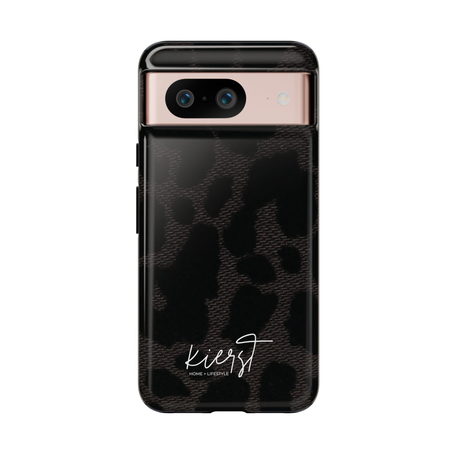 Black Leopard Google Pixel Phone Case | Striking Neutral, Wild Edge