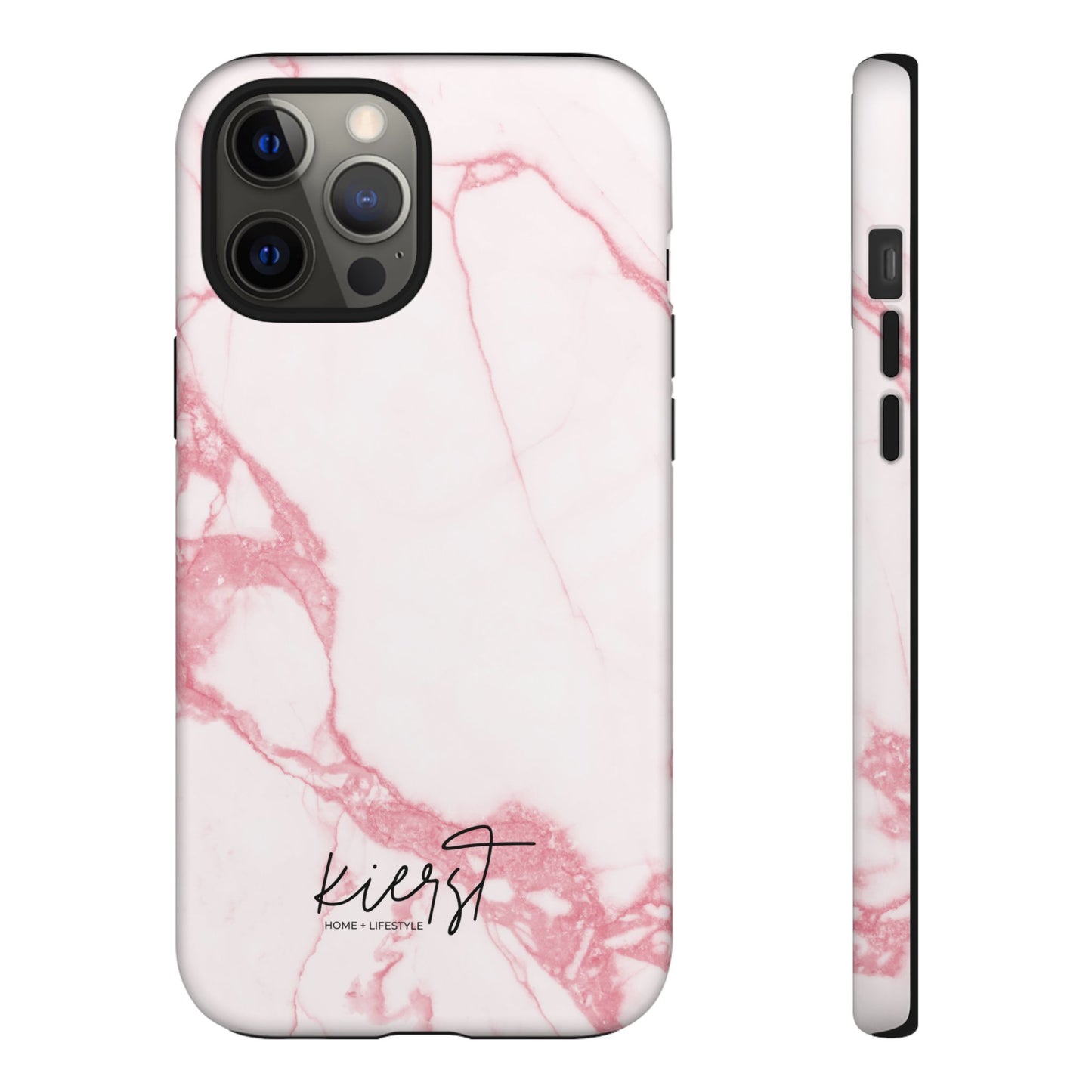 Pink & White Marble iPhone Case | Classic Elegance, Feminine Twist