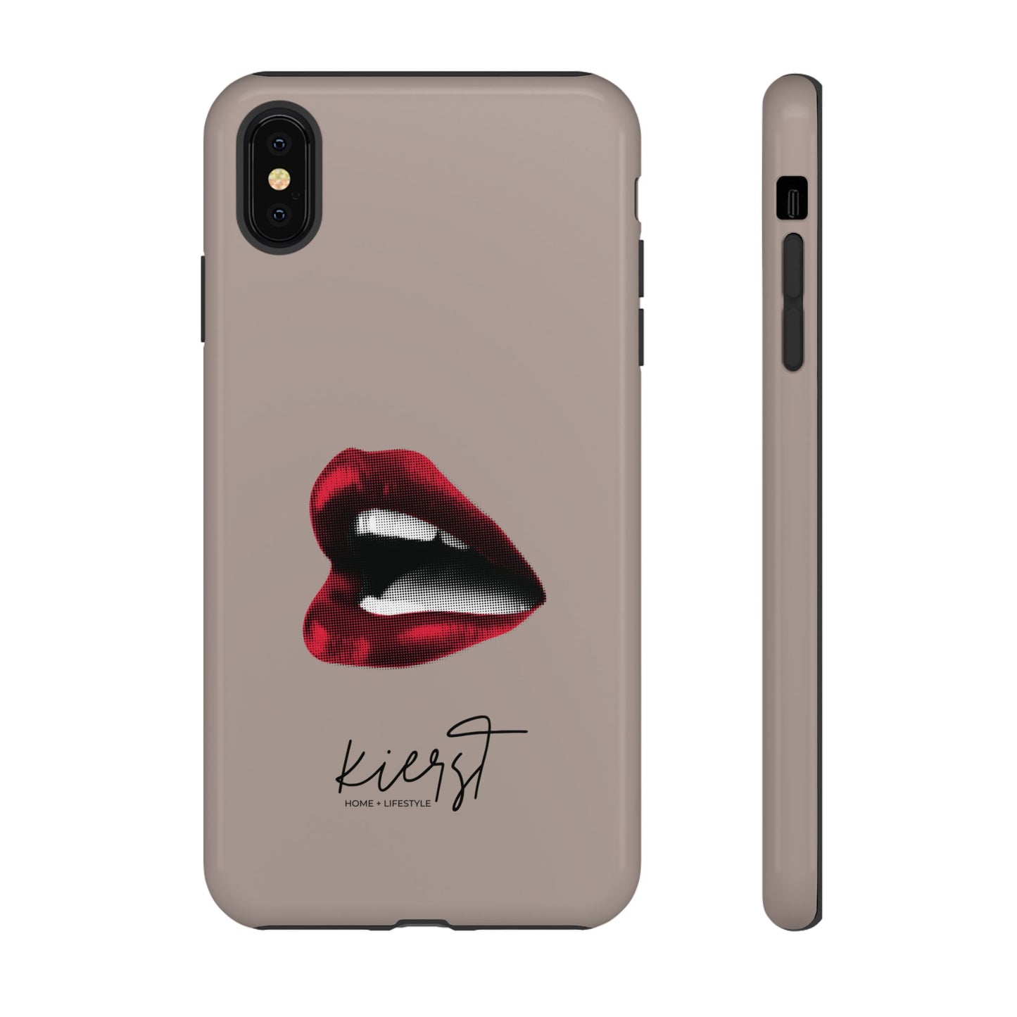 Retro Red Lips iPhone Case | Pop Art Meets Polished