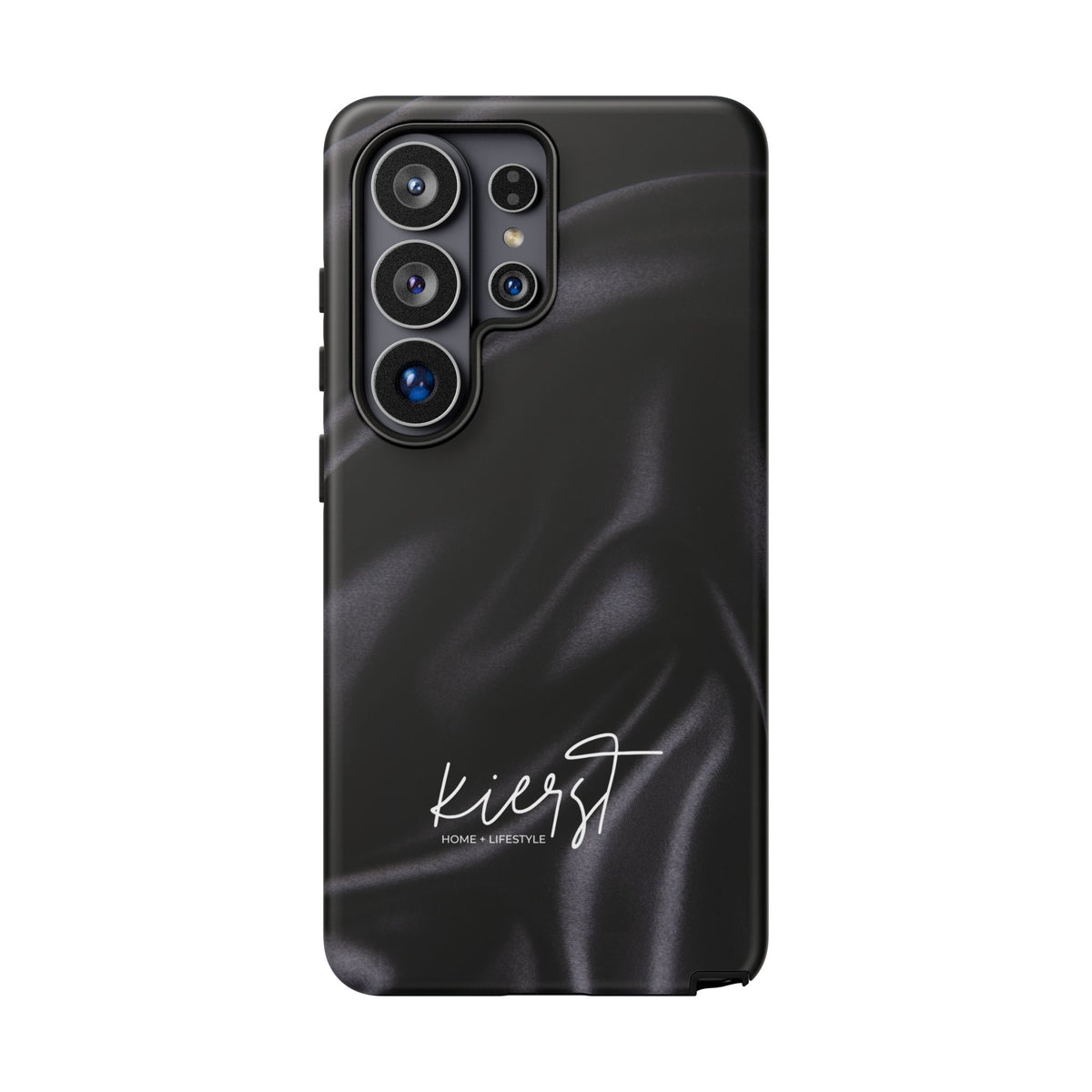 Black Silk Print Samsung Galaxy Phone Case