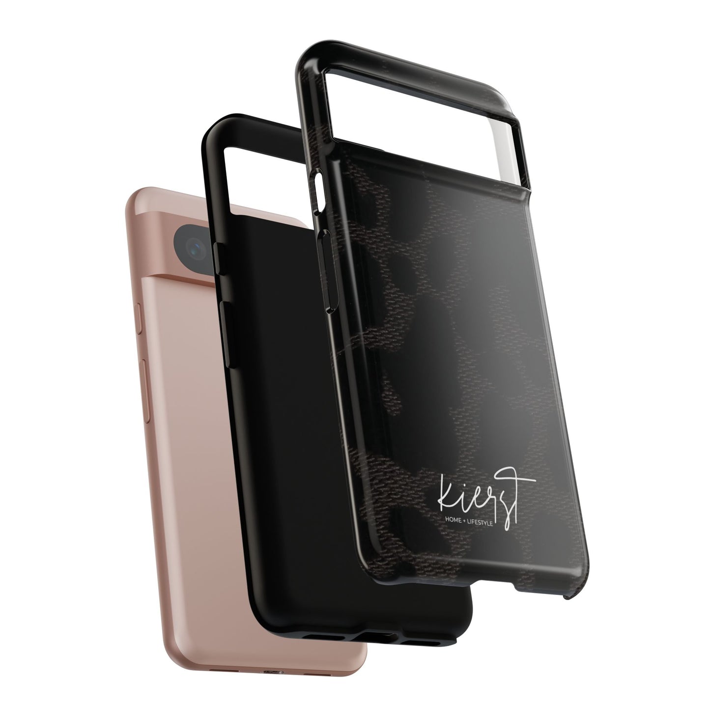 Black Leopard Google Pixel Phone Case | Striking Neutral, Wild Edge