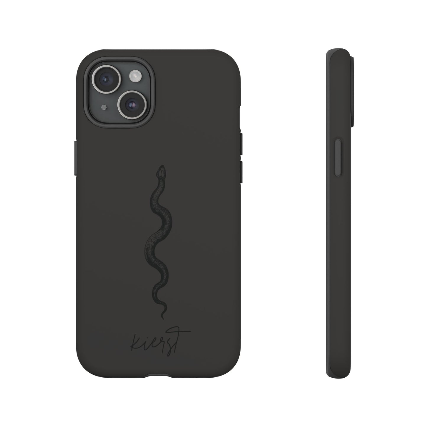 Long Black Snake iPhone Case | Subtle Edge, Quiet Power