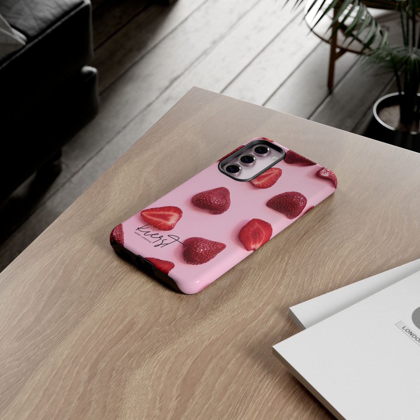Strawberries Samsung Galaxy Phone Case | A Juicy Pop of Playfulness Meets Polished Design