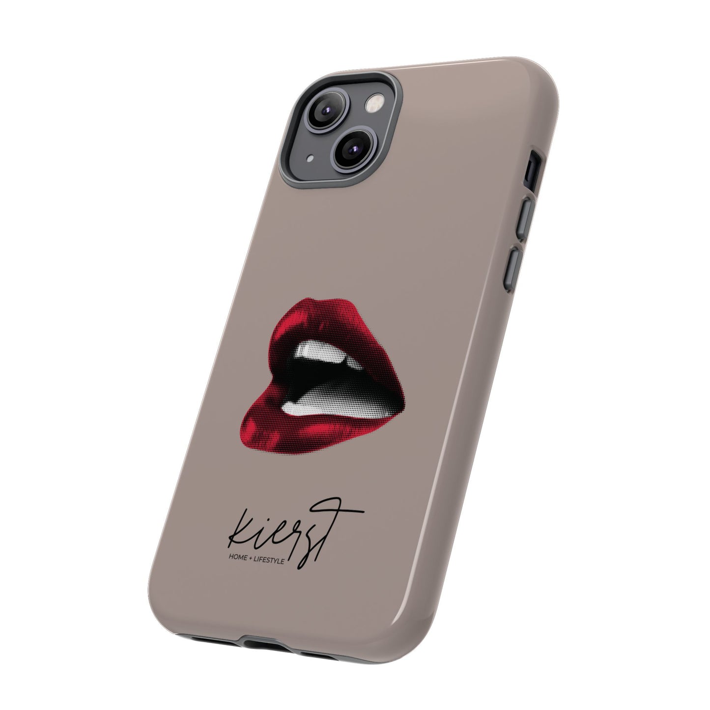 Retro Red Lips iPhone Case | Pop Art Meets Polished