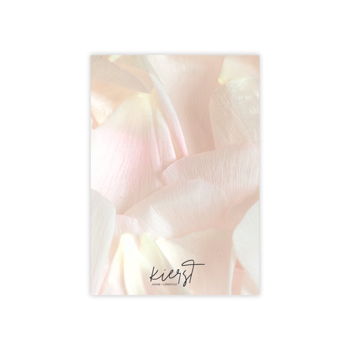 Iridescent Petals Post-it® Note Pad | Soft Pink Floral Sticky Notes for Elegant Everyday Reminders