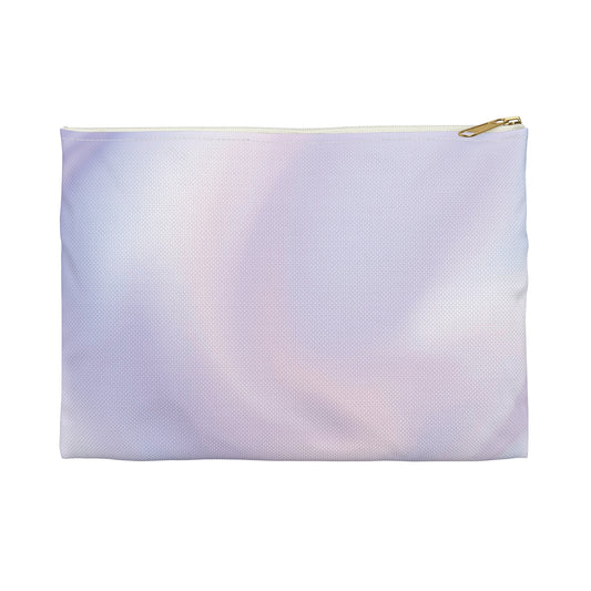 Lilac Marble Accessory Pouch