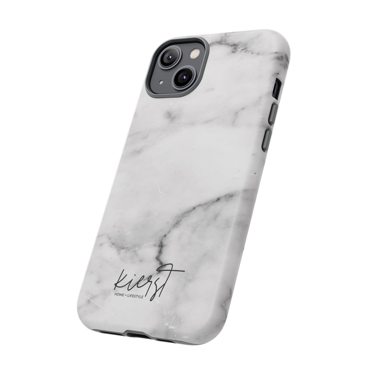 Lived-In White and Grey Marble iPhone Case | Curated Calm, Captured in Marble