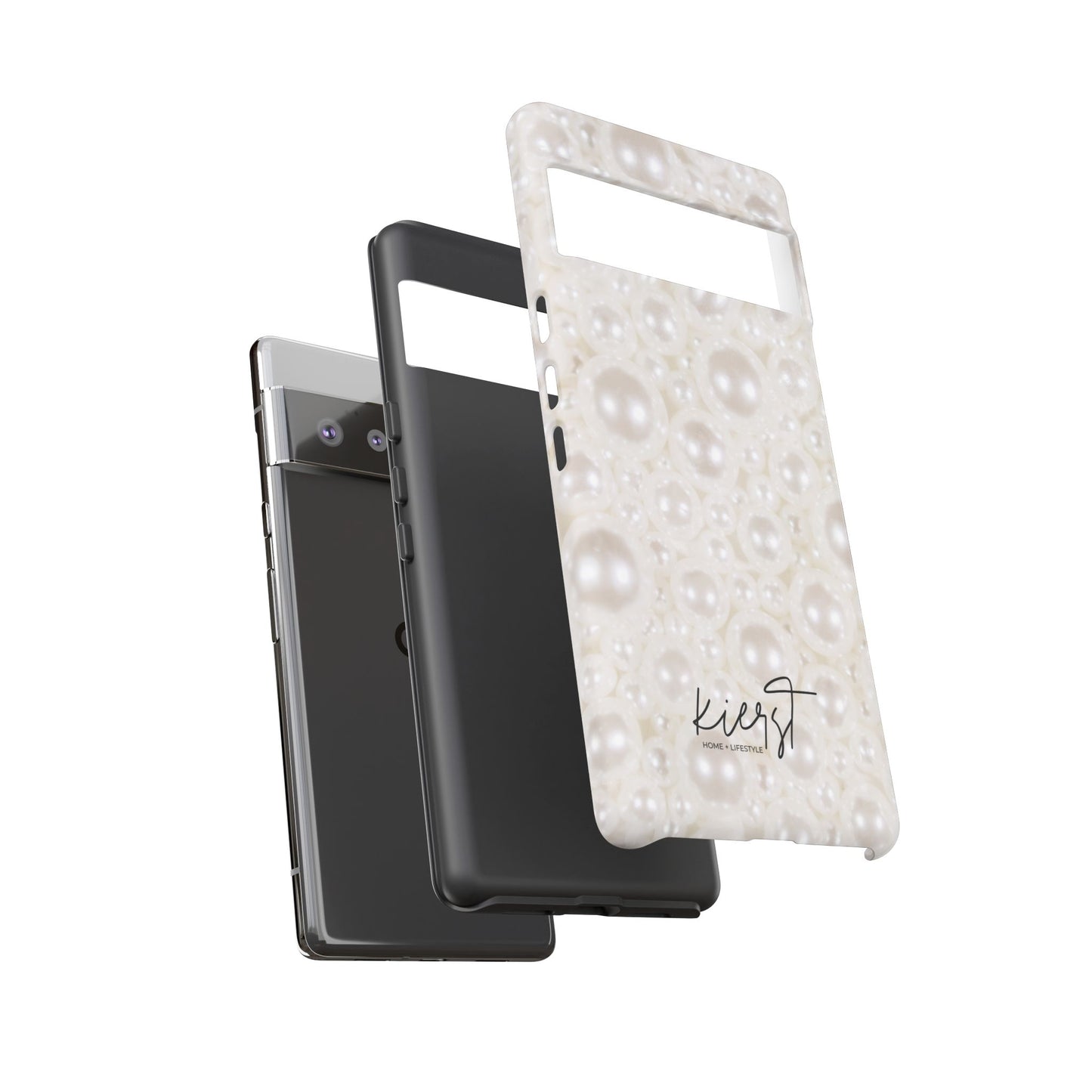 Various Pearls Google Pixel Case | Refined Shine Everyday Style