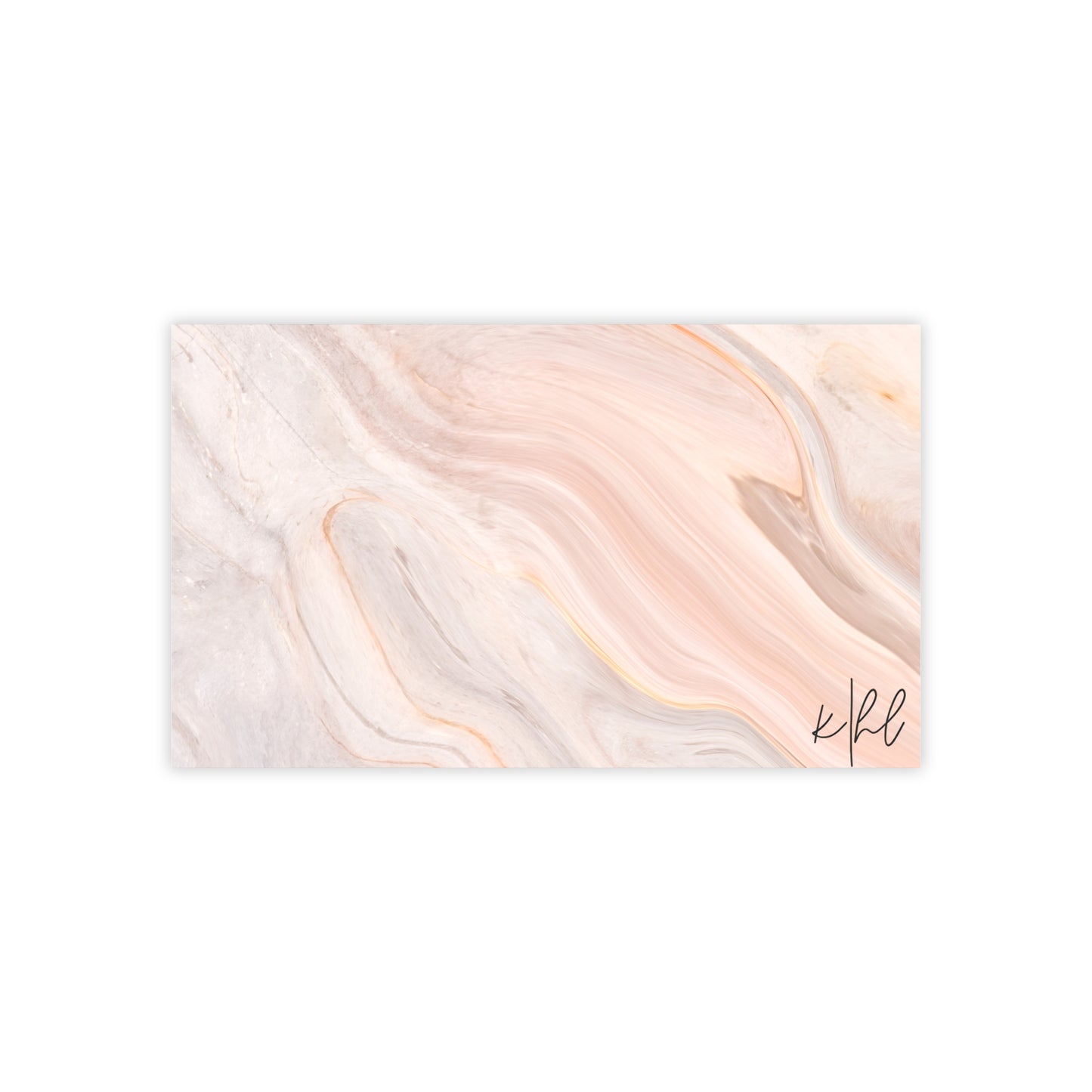 Blush Swirl Marble Post-it® Note Pad | Soft Pink Marble-Inspired Sticky Notes for Chic Desks