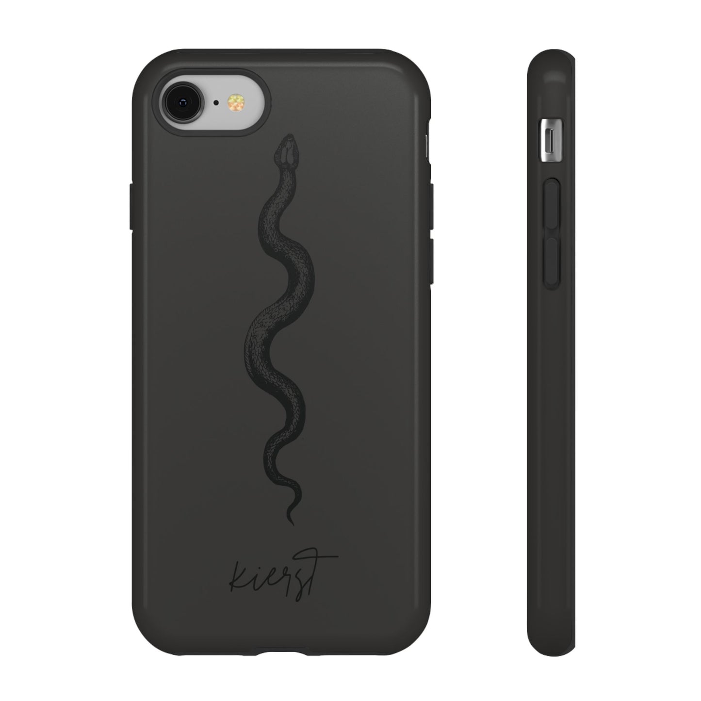 Long Black Snake iPhone Case | Subtle Edge, Quiet Power