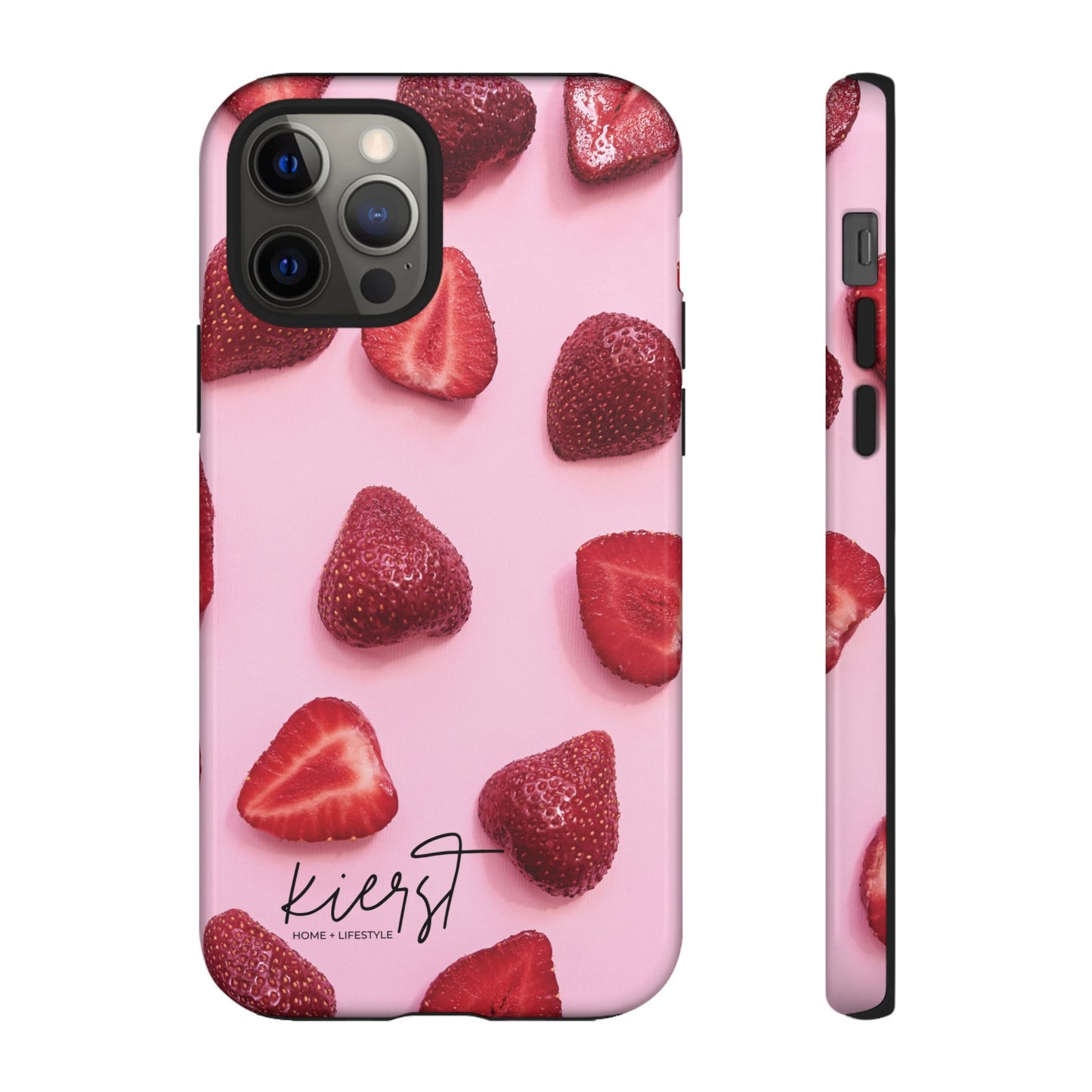 Strawberries iPhone Case | A Sweet Statement Rooted in Soft Luxury