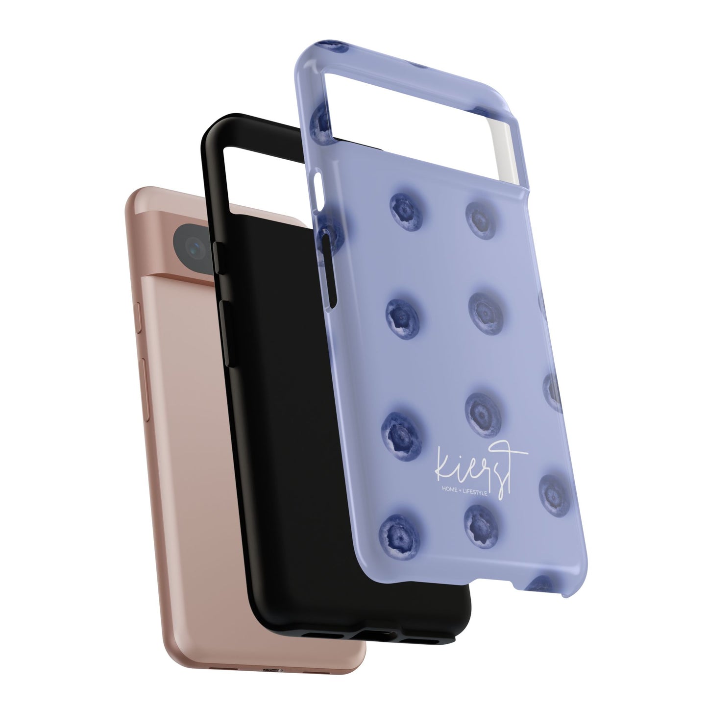 Blueberries Google Pixel Case | Whimsical Meets Refined in This Playful Fruit-Forward Design