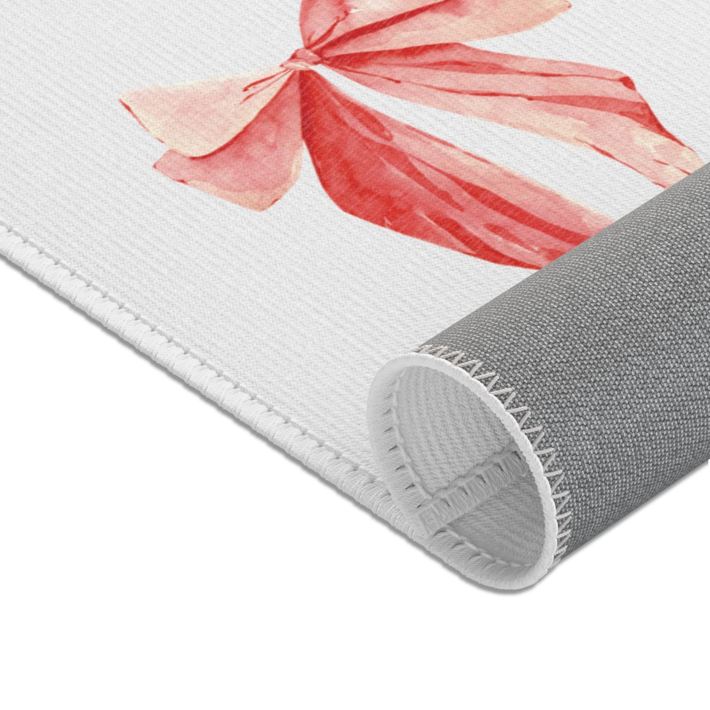 Edge of Romance Area Rug – Portrait Grey Collage Design