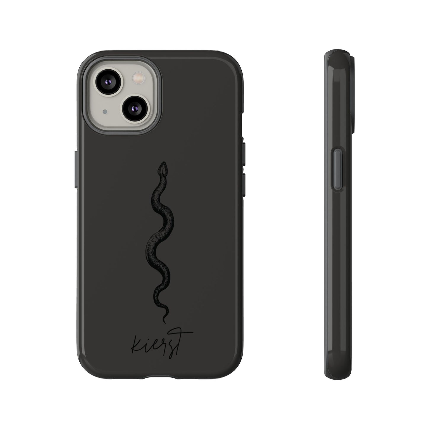 Long Black Snake iPhone Case | Subtle Edge, Quiet Power
